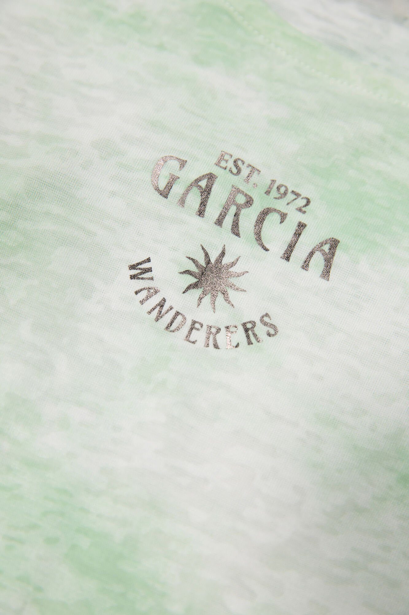 Garcia T-Shirt Batik-Optik mit Fledermausärmeln