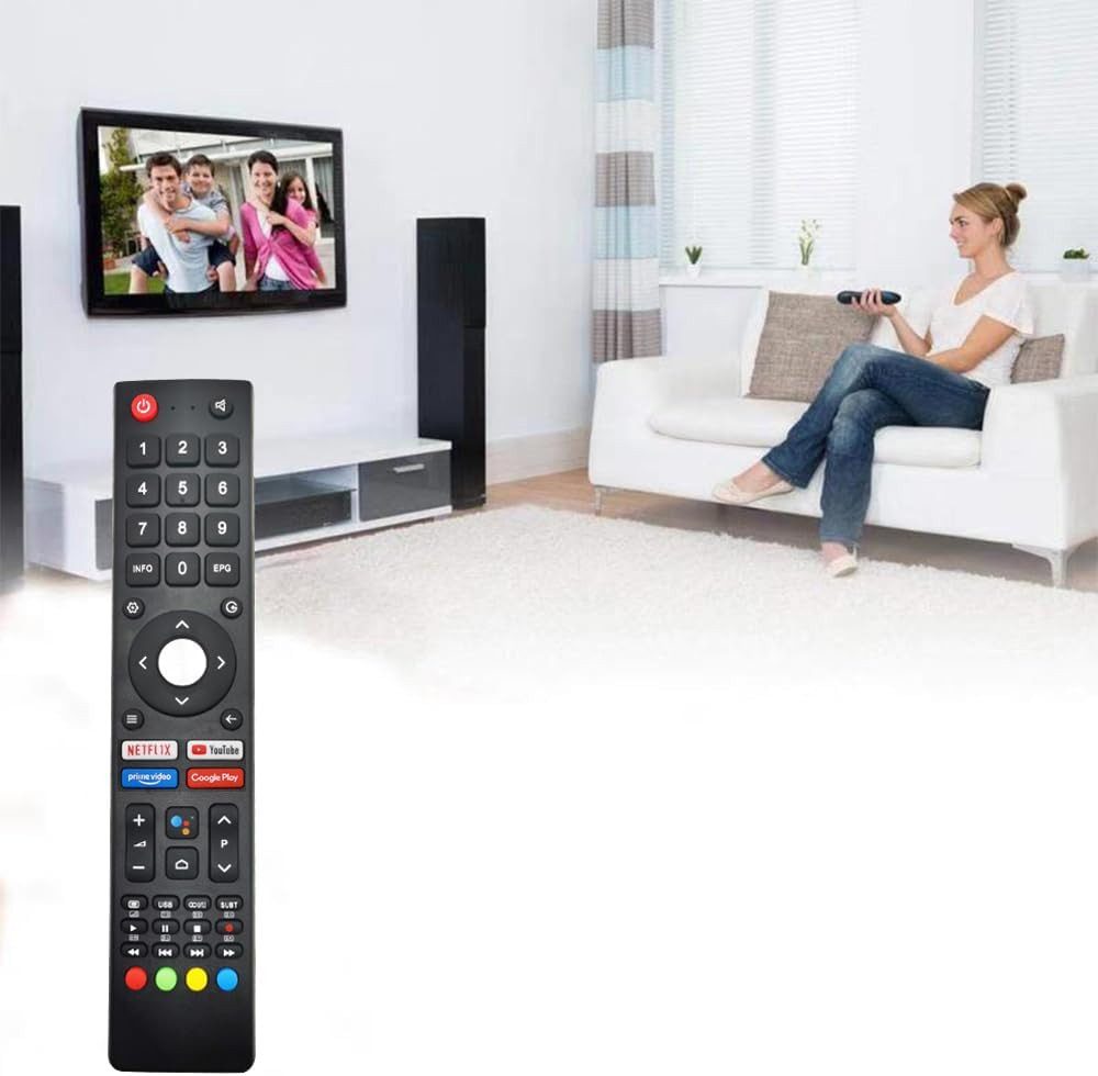 Mycotech Fernbedienung für Chiq Changhong Saba Smart-TV Fernseher Fernbedienung