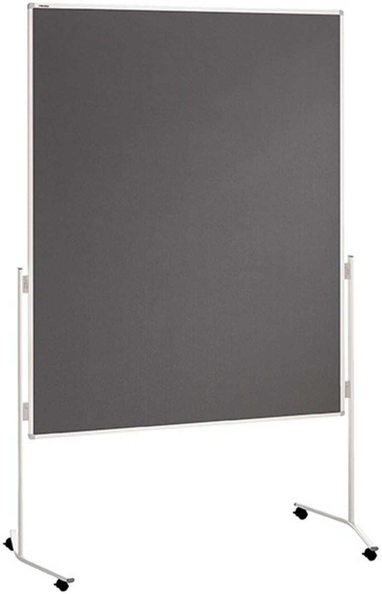 Standtafel Moderationstafel Eco 120x150 cm grau Filz grau Filz