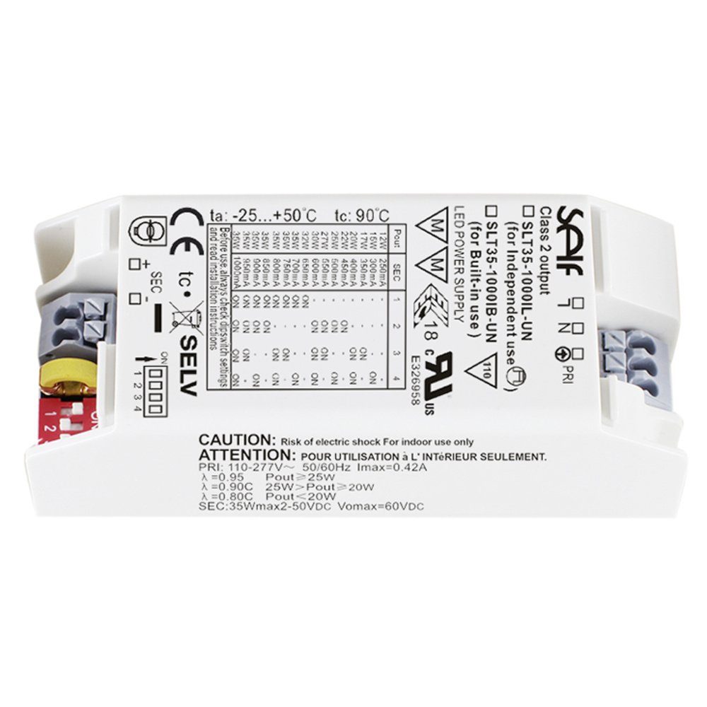 Self Electronics SLT35-1000IB-UN LED-Treiber Konstantstrom 60 W 250 - LED Trafo