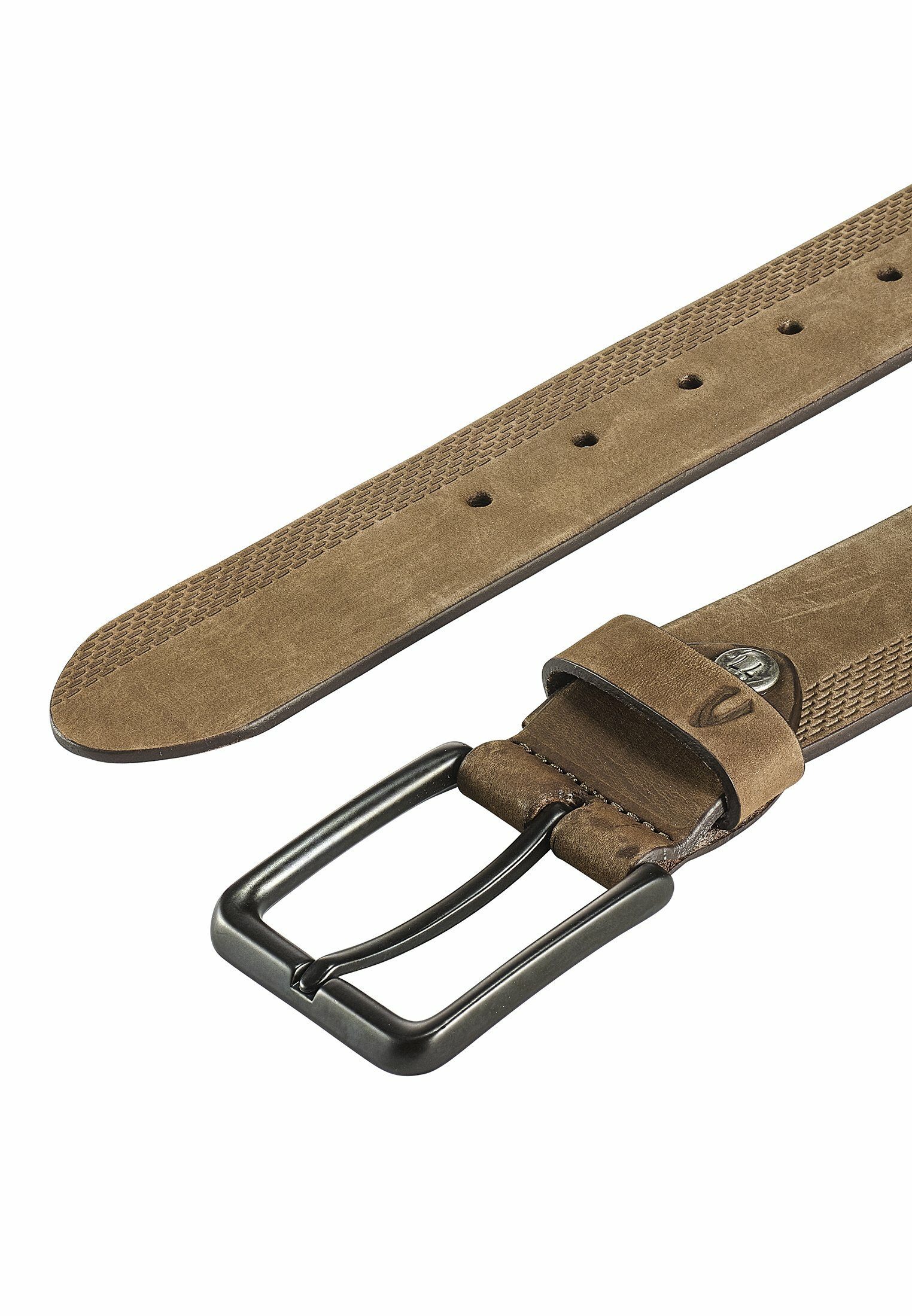 camel active Ledergürtel aus Nubukleder aus Leder