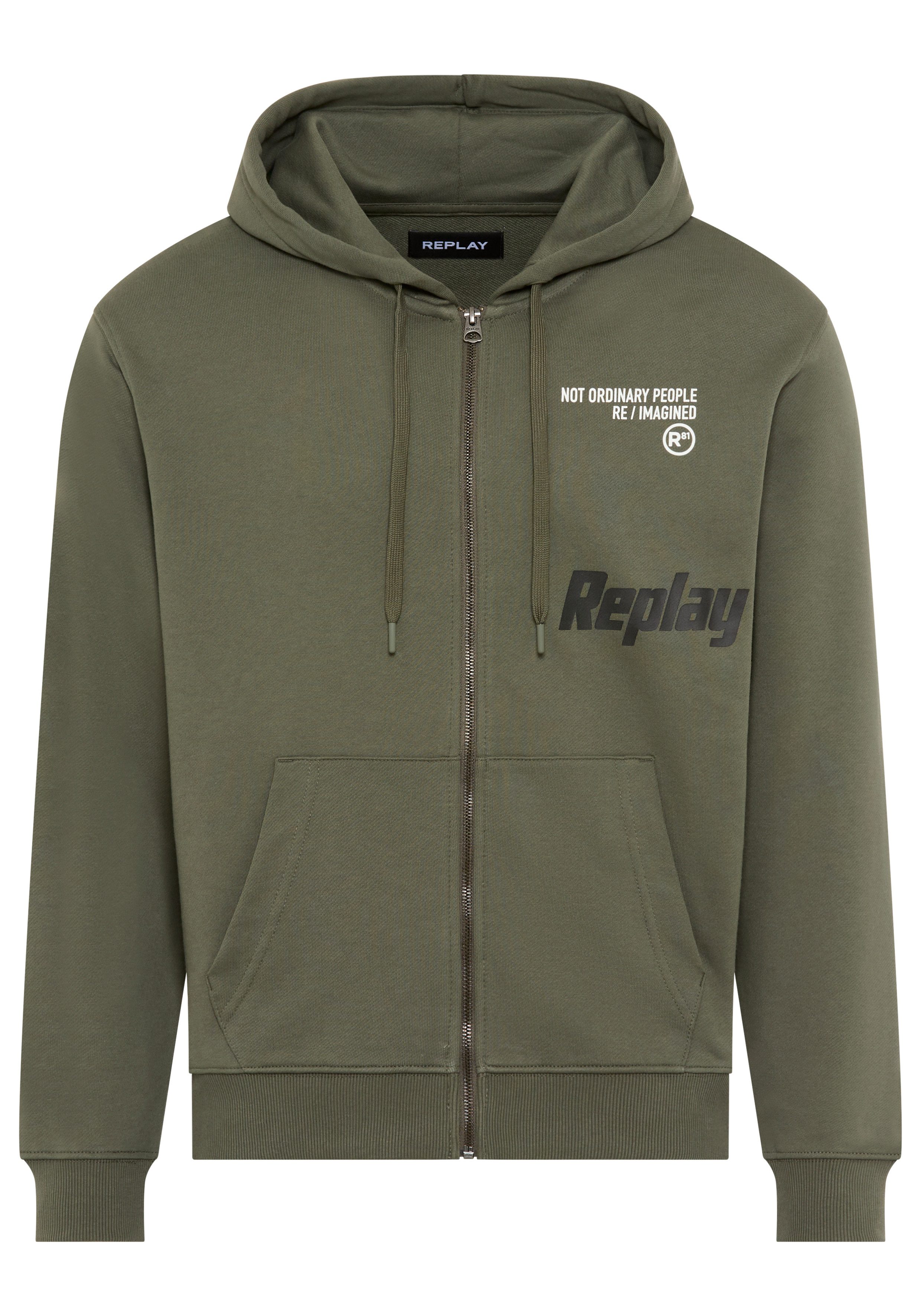Replay Kapuzensweatjacke günstig online kaufen