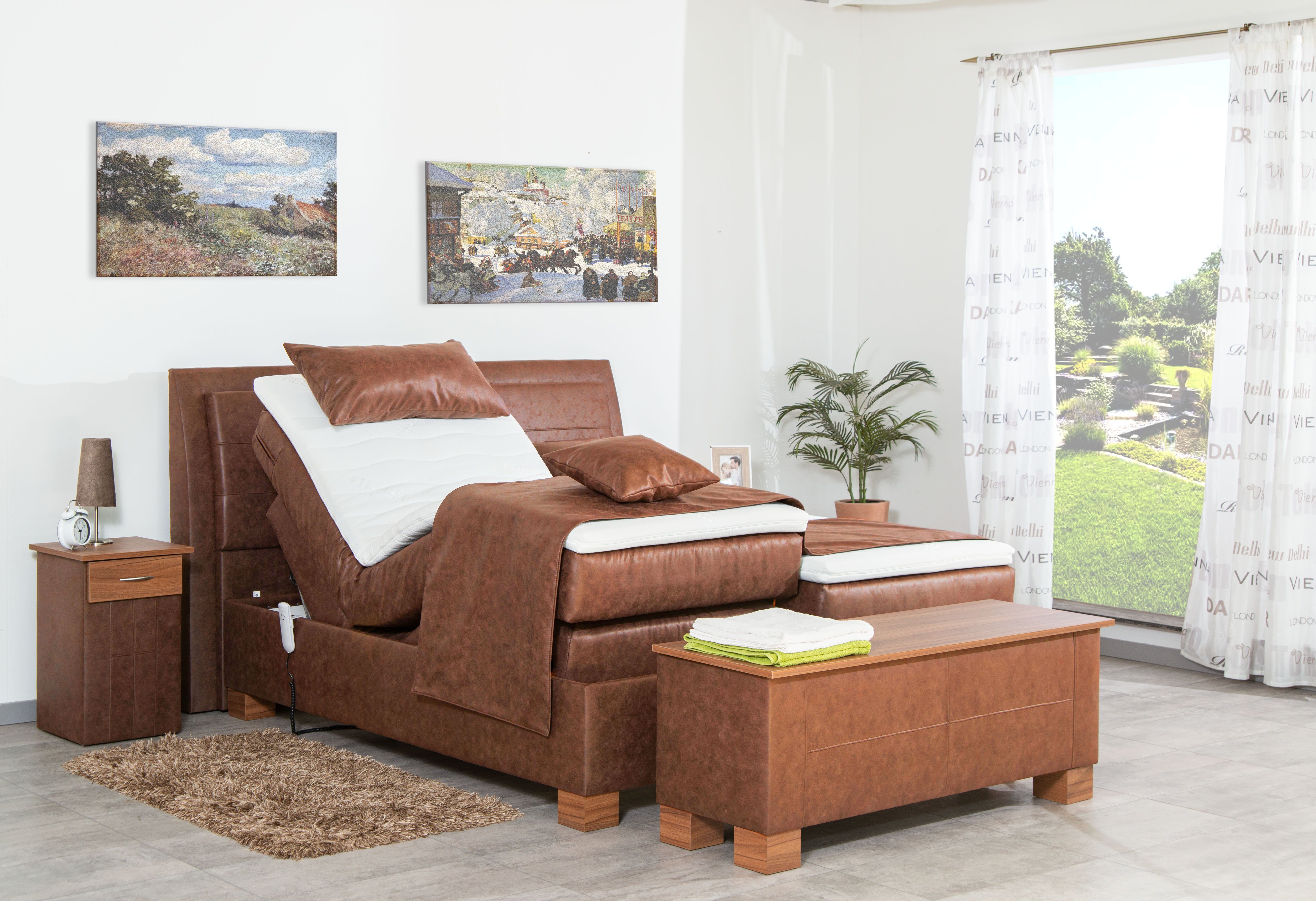 Meisterbetten Boxspringbett Like (mit Motor, 7-Zonen günstig online kaufen