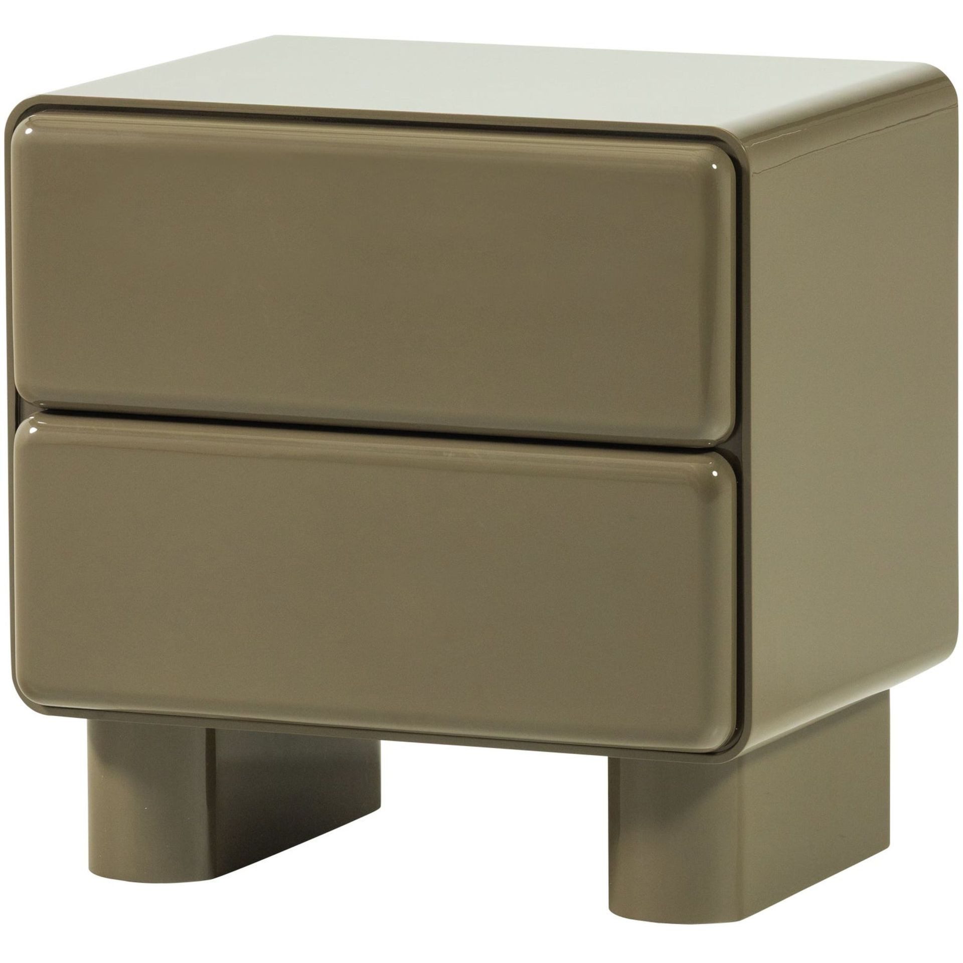 WOOOD Nachttisch Retro Lustra Hochglanz-Finish