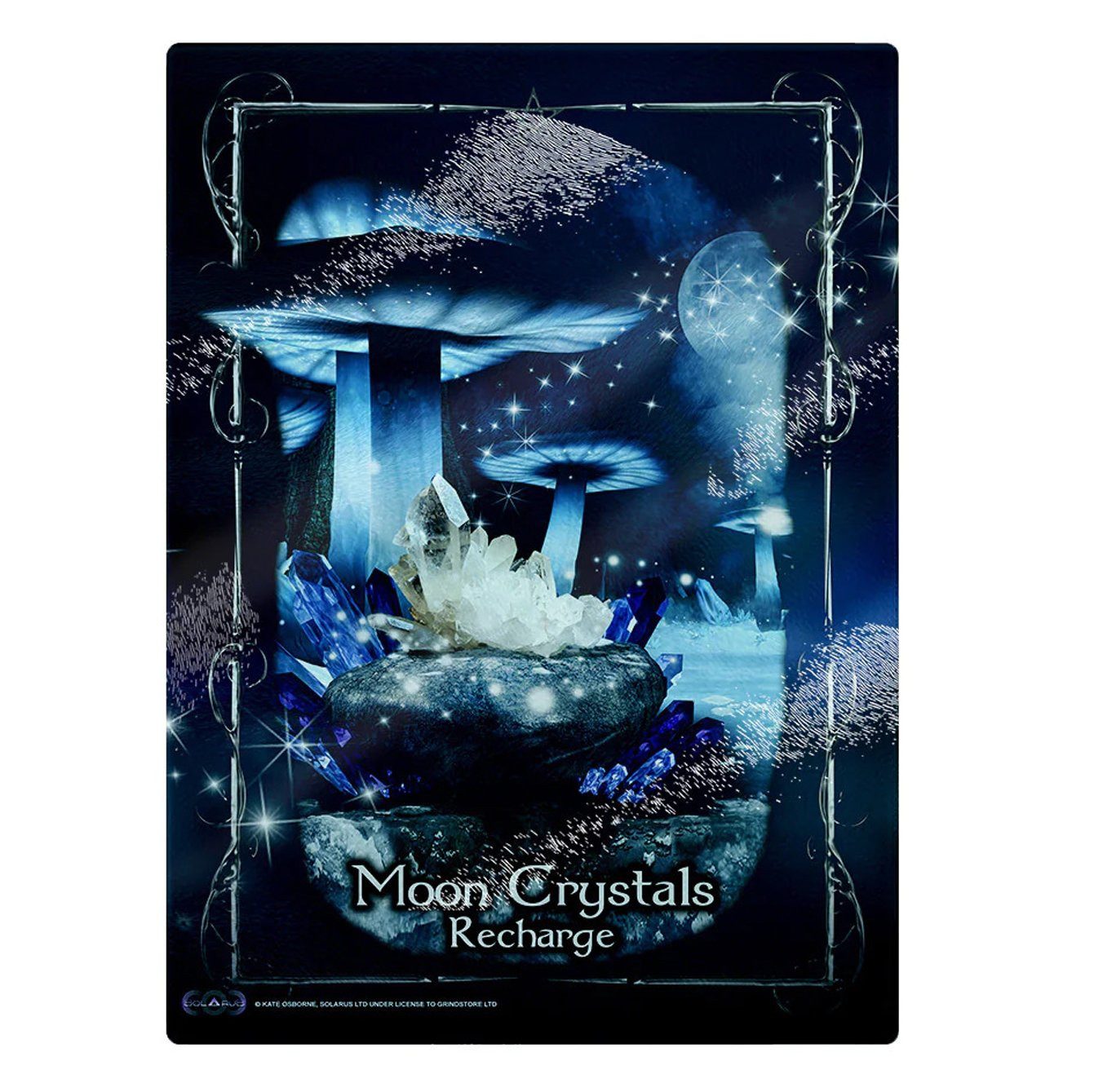 Grindstore Schneidebrett Gothic Schneidbrett Moon Crystals, Kultiges Design