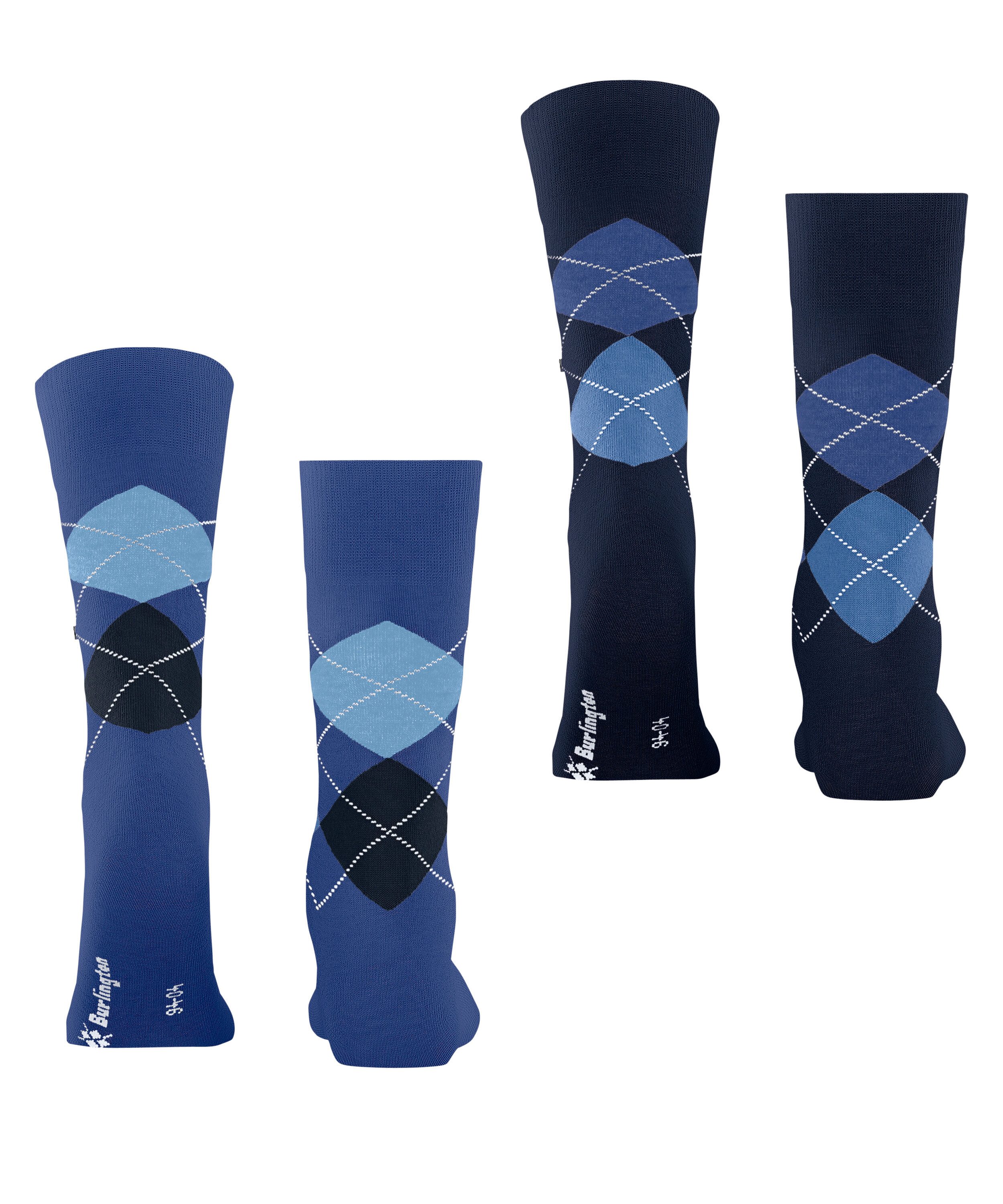 Burlington Socken Burlington Everyday Argyle Herren (2-Paar)