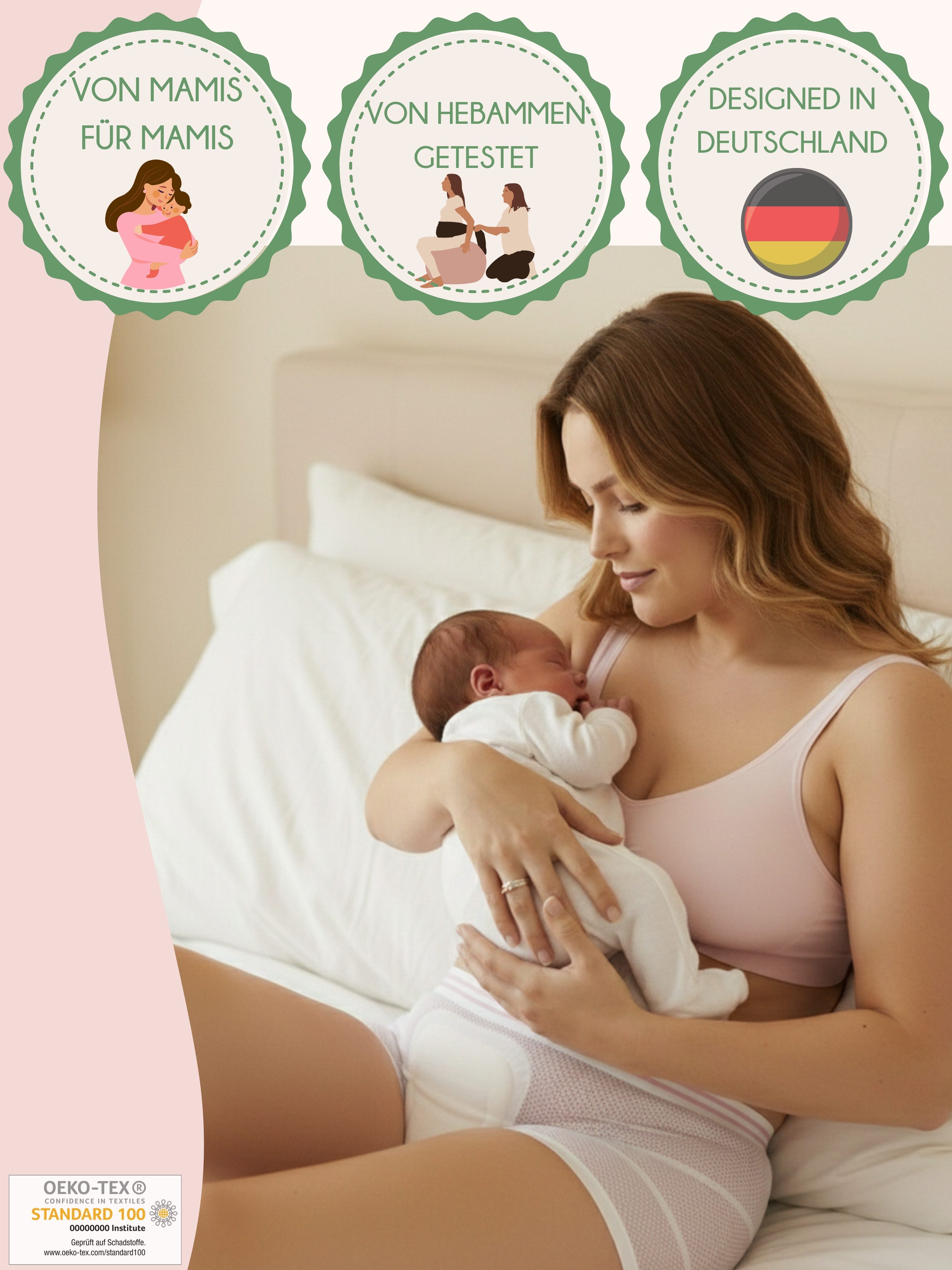 Herzmutter Funktionsunterhose Wochenbett Unterwäsche - Wöchnerinnen Slips n günstig online kaufen