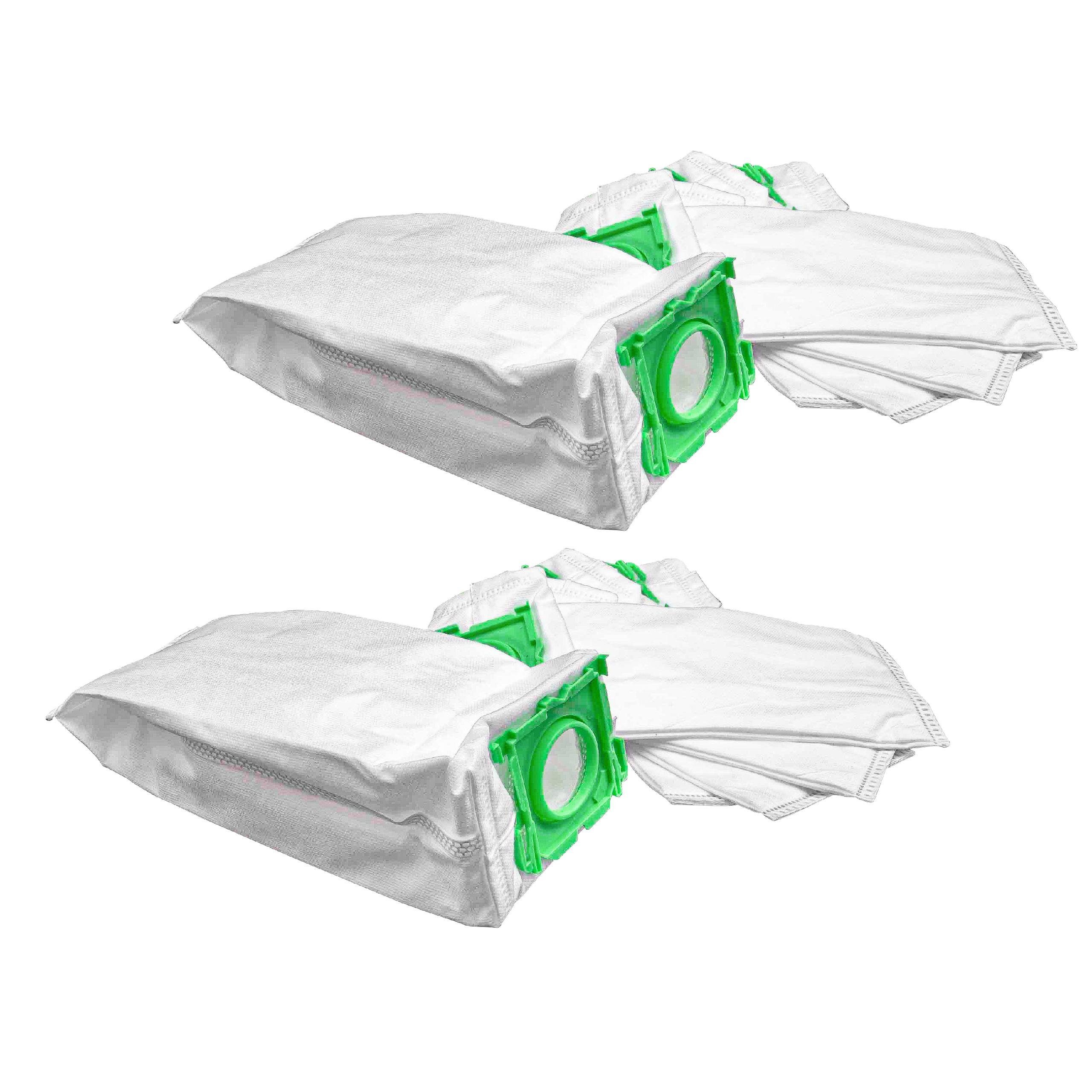 vhbw Staubsaugerbeutel, 10 St., passend für Sebo Airbelt K1 Komfort, K1 Lemon, K1 Onyx, K3, K3 ECO Comfort Staubsauger / Haushalt Staubsauger