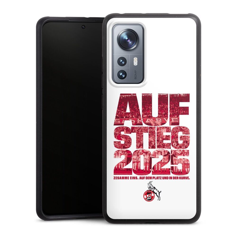 DeinDesign Handyhülle 1. FC Köln Aufstieg Offizielles Lizenzprodukt 1. FC Köln Aufstieg 2025, Xiaomi 12 5G Organic Case Bio Hülle Эко-товарe Handyhülle