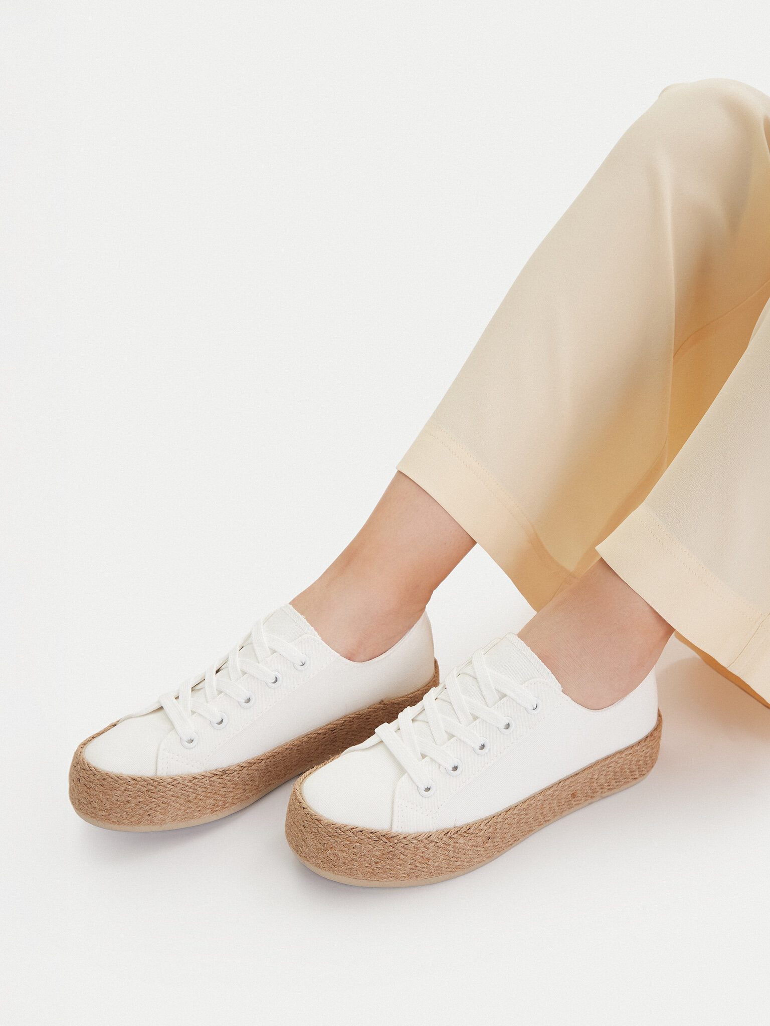 Jenny Jenny Damen-Espadrilles Weiß Espadrille
