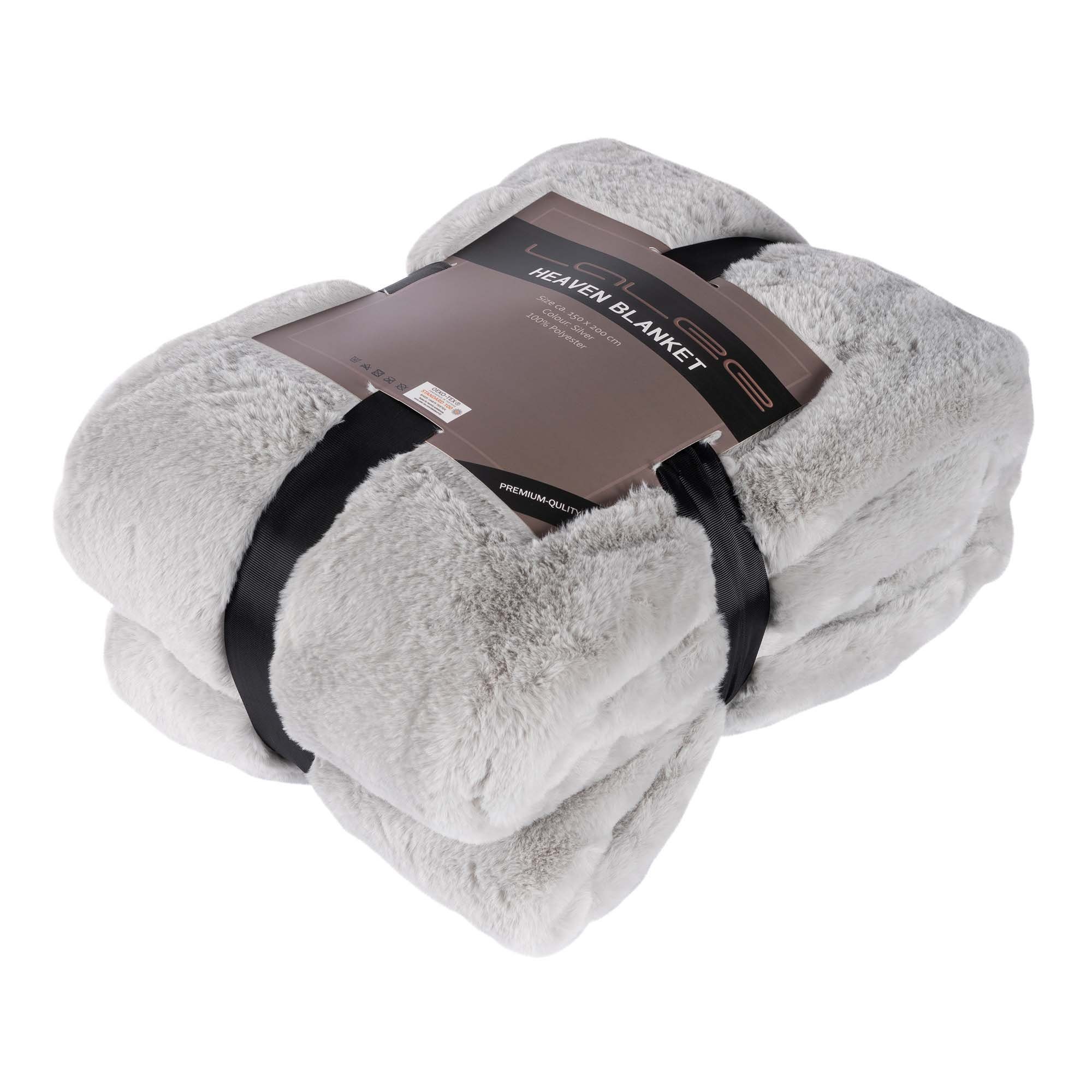 Wohndecke HEAVEN, GMD Living, flauschige Wohndecke in Felloptik, 150 x 200 günstig online kaufen