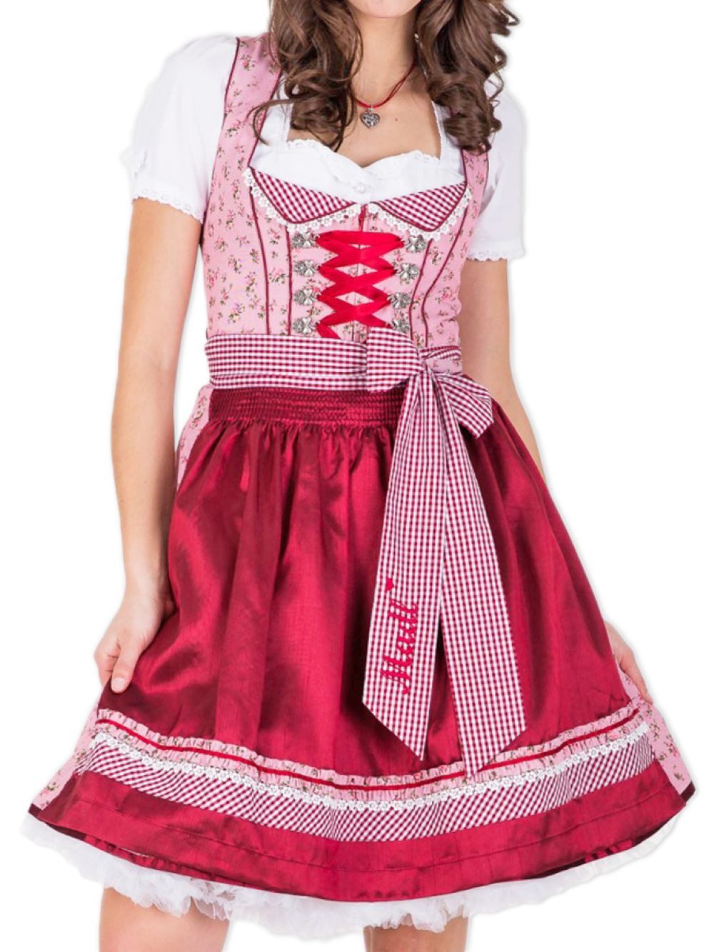 Krüger Madl Dirndl Krüger MADL Dirndl Top Madl - Rot 50cm
