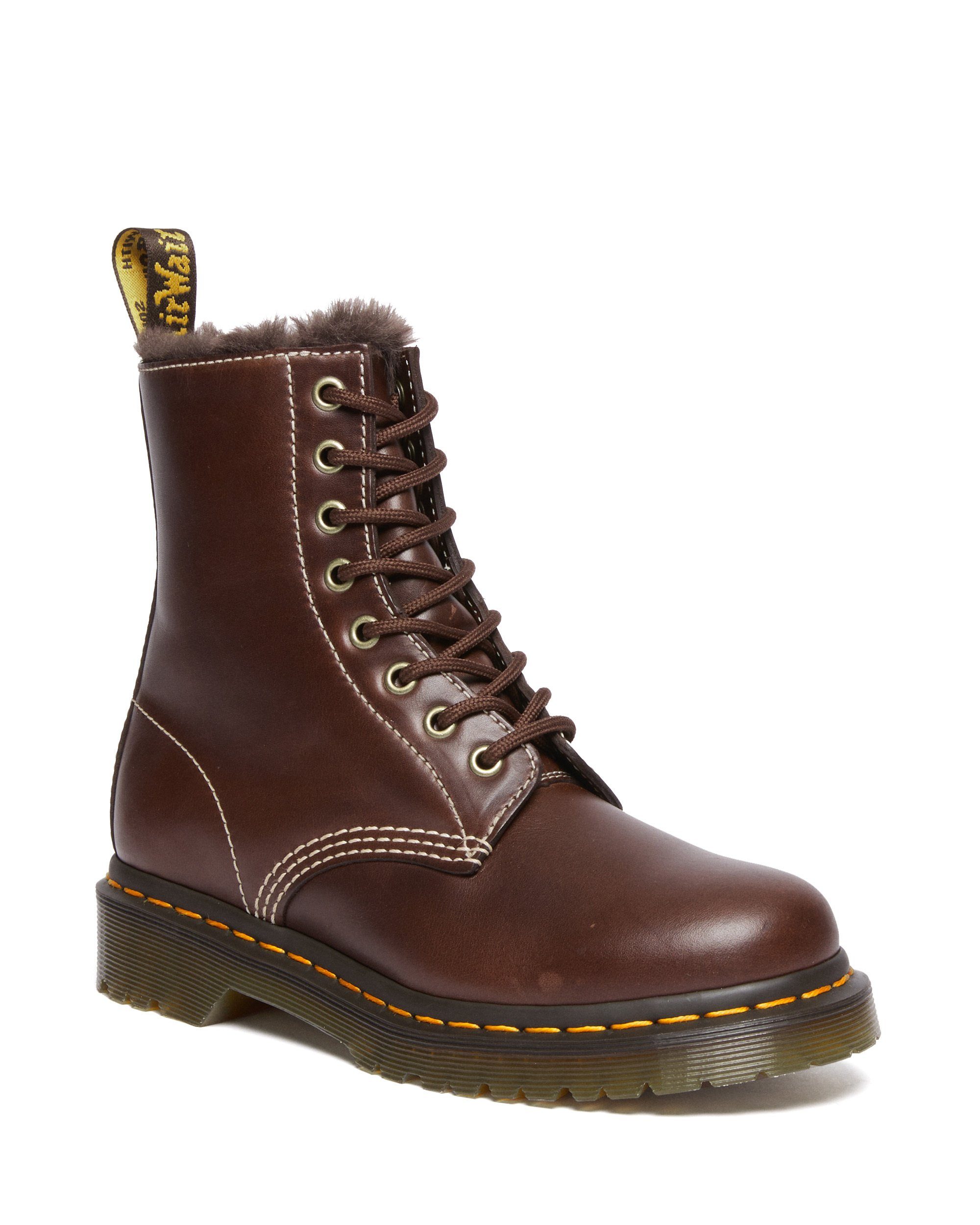 Ankleboots MARTENS SERENA 1460 (2-tlg) up Dunkelbraun DR. pull classic