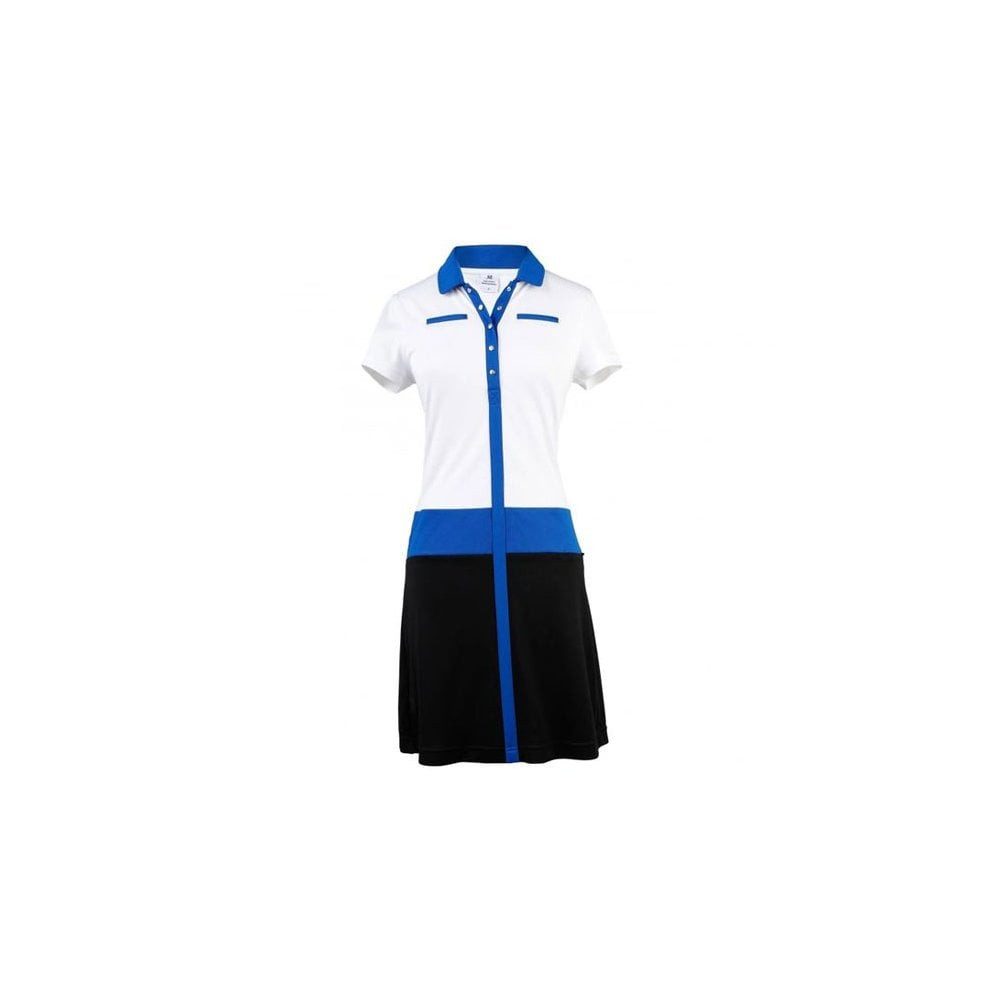 Daily Sports Sweatkleid Daily Sports Golf Kleid Leyla Blau / Weiß Damen
