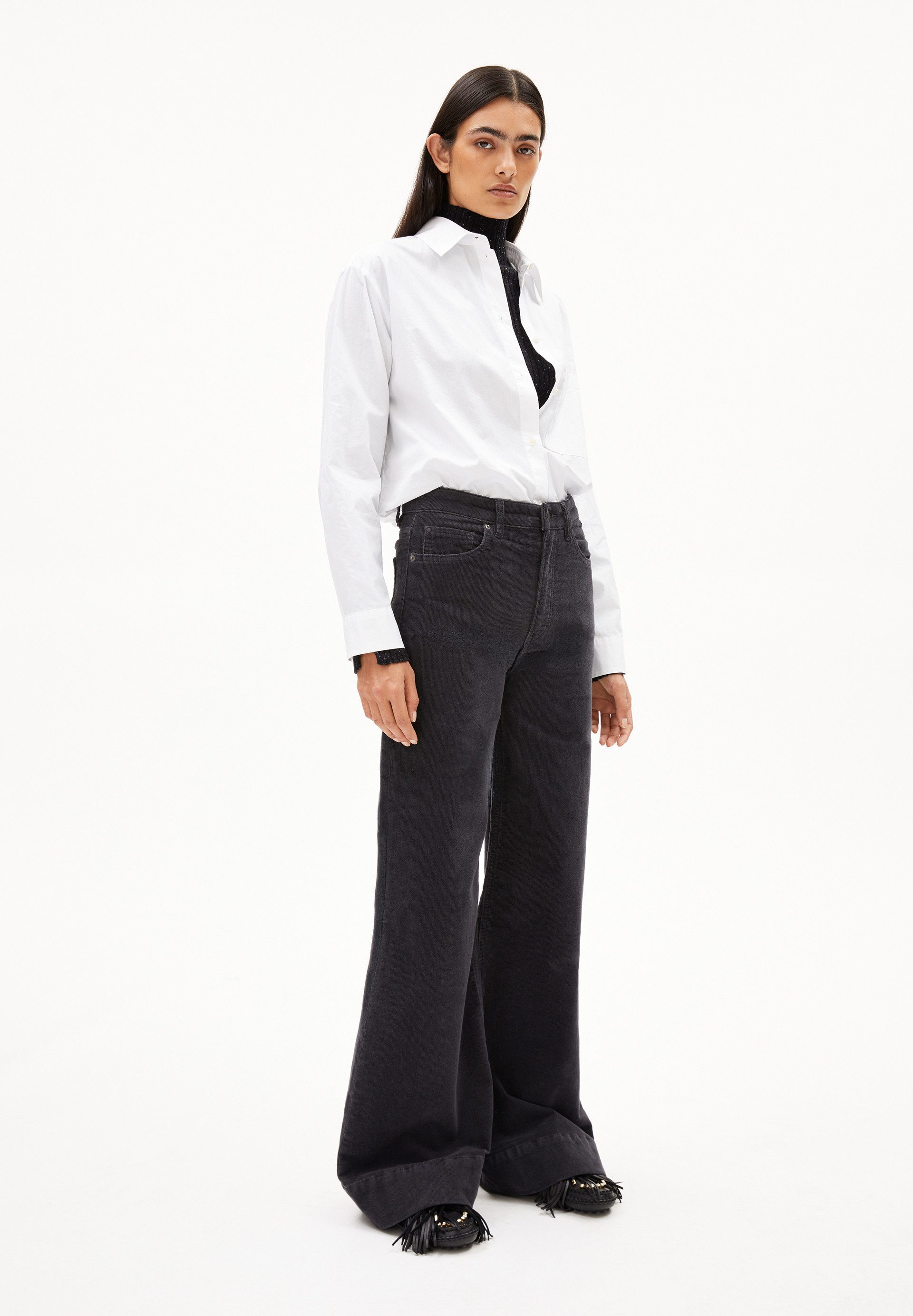 Armedangels Stoffhose MURLIAA CORDUROY Cordhose aus Bio-Baumwoll Mix (Skinn günstig online kaufen