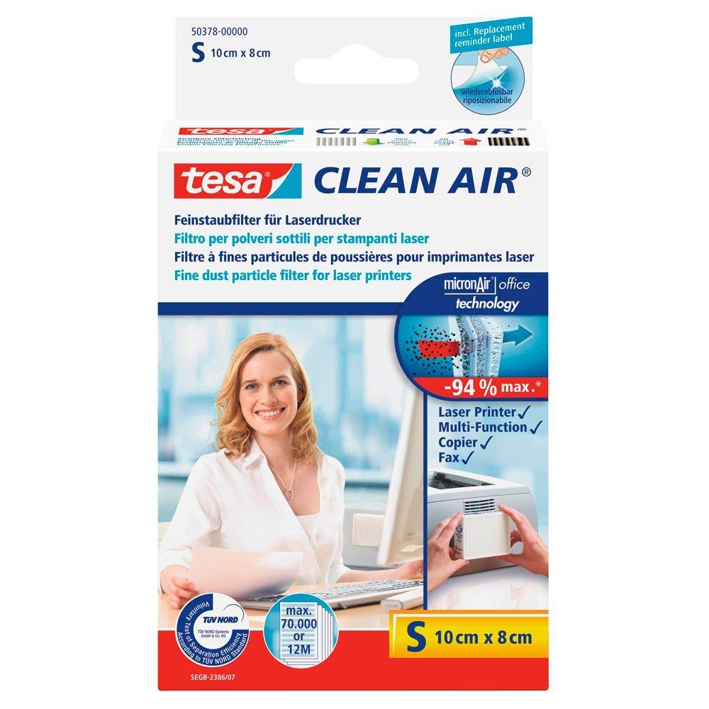 CleanAir-Filter 1 Clean Air Feinstaubfilter für Laserdrucker - Gr. S
