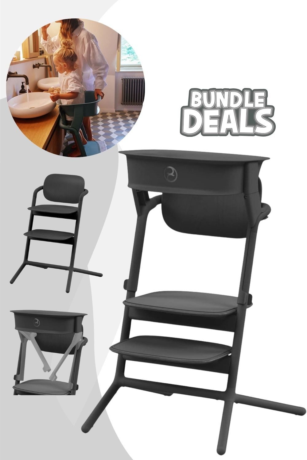 Cybex Hochstuhl Cybex Lemo Hochstuhl inkl. Learning Tower / Lernturm-Aufsatz