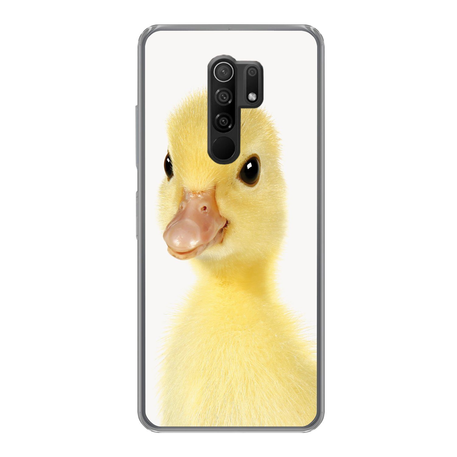 MuchoWow Handyhülle Ente - Küken - Süß - Kinder - Mädchen - Jungen, Phone Case, Handyhülle Xiaomi Redmi 9, Silikon, Schutzhülle