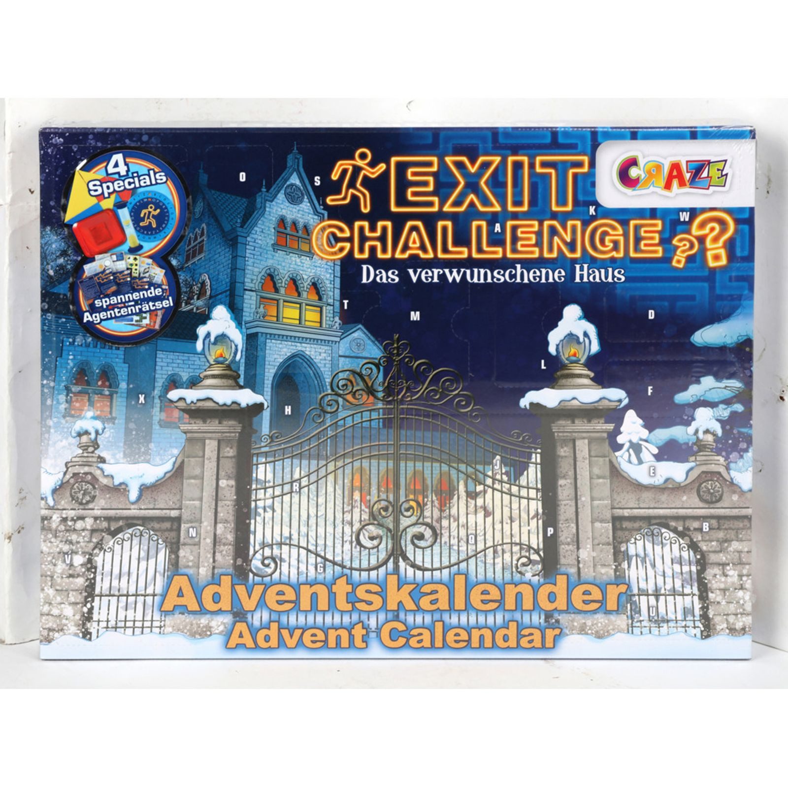 CRAZE Календарі 9× WH Craze Календарі Exit Challenge Rätselkalender