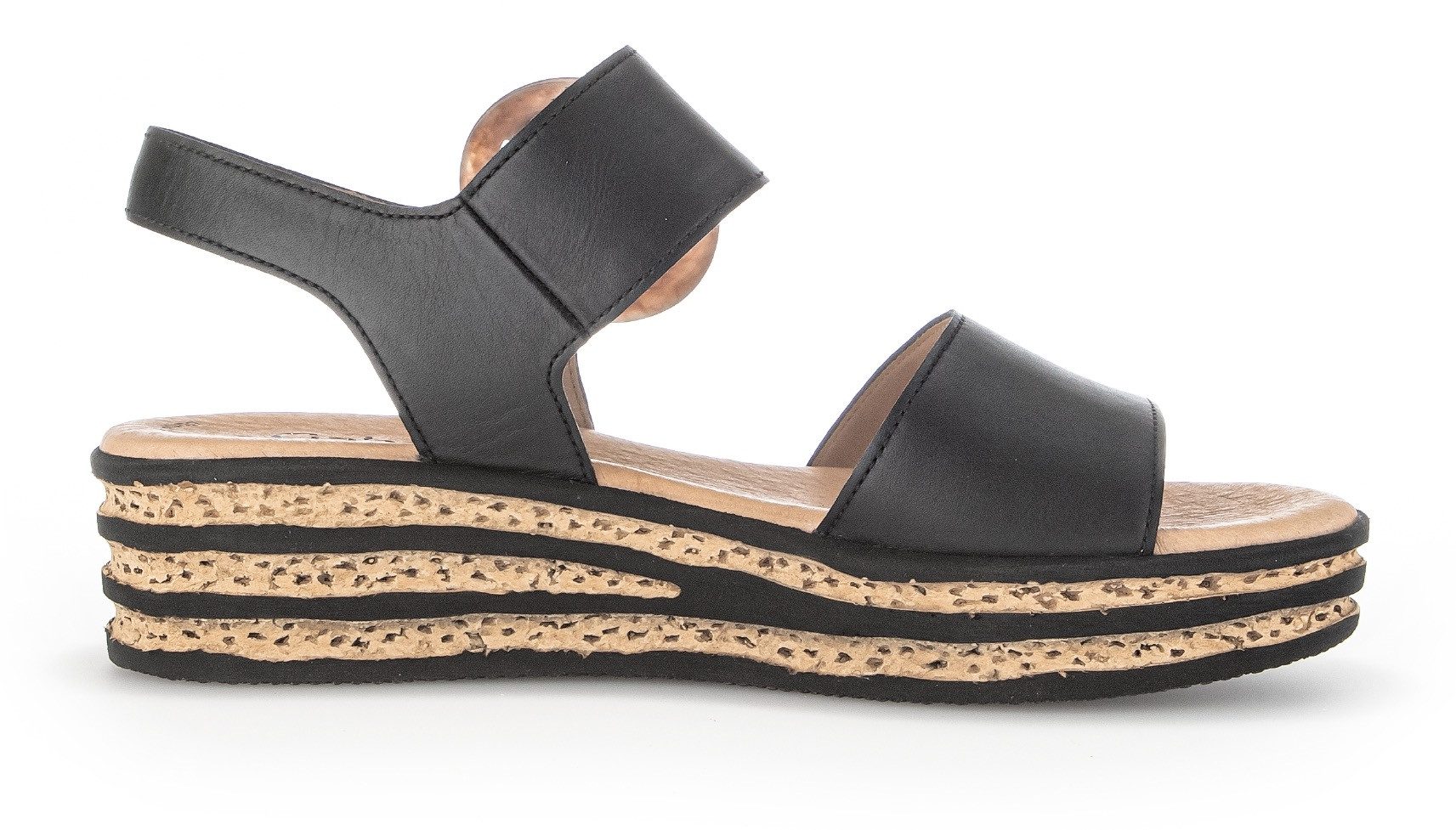 Gabor Keilsandalette, Sommerschuh, Riemchensandale, Klettverschluss unter d günstig online kaufen