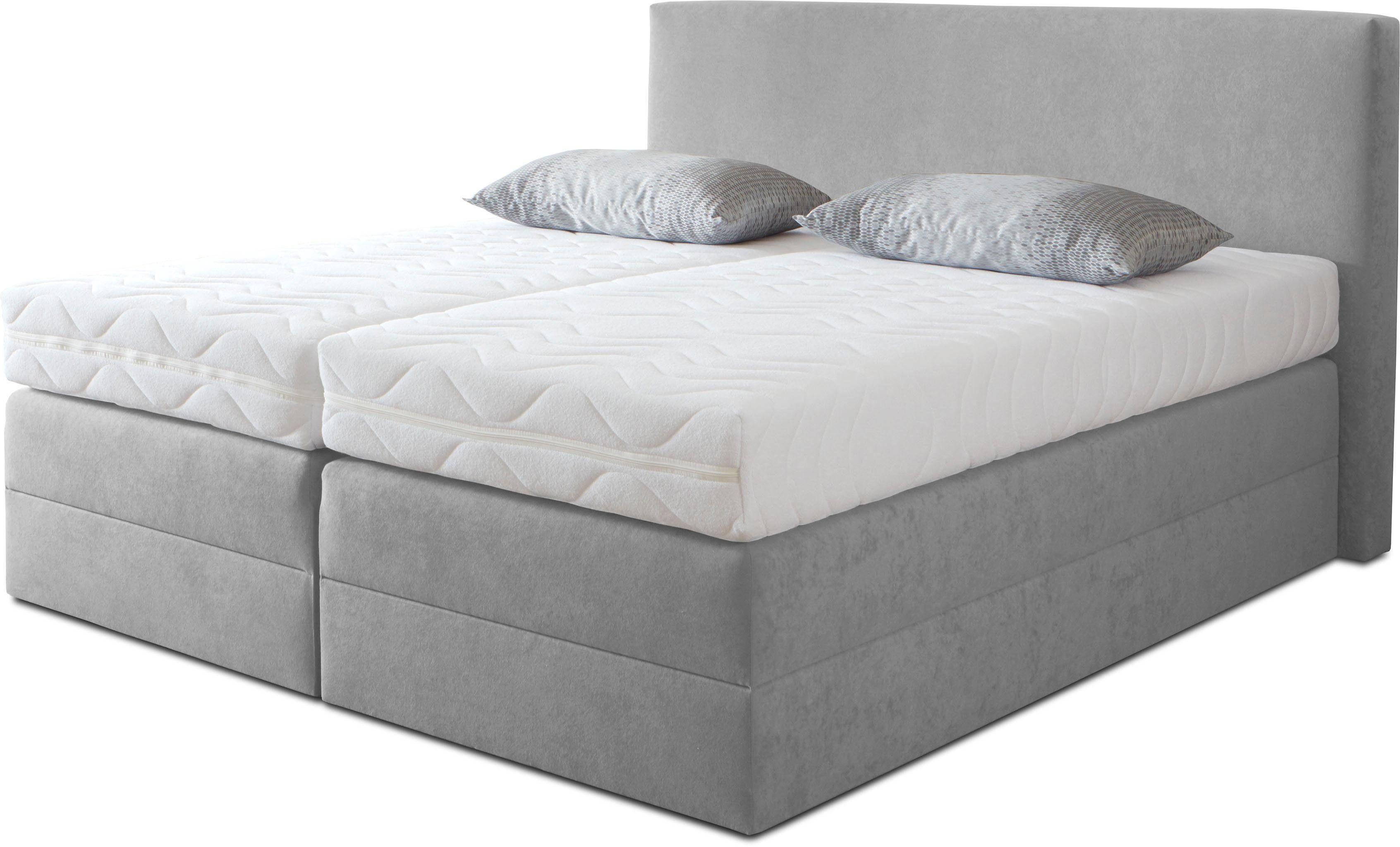 Westfalia Schlafkomfort Boxspringbett wahlweise mit Kaltschaum-Topper günstig online kaufen