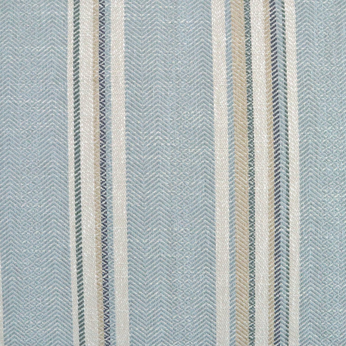 Stofferia Stoff Polsterstoff Jacquard Streifen Indus Blaugrau, Breite 139 cm, Meterware