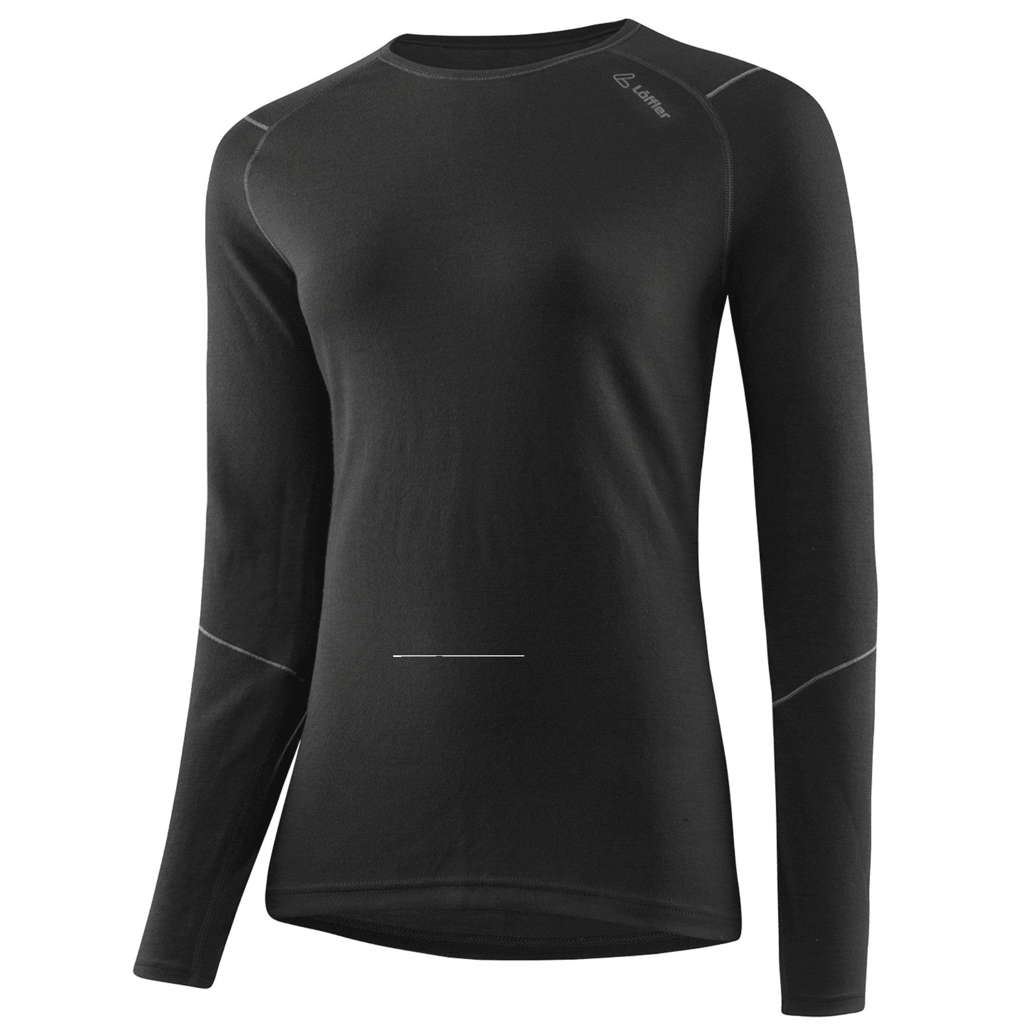 Funktionsunterhemd Transtex Merino Shirt L/S - Damen Langarm Unterhemd - schwarz