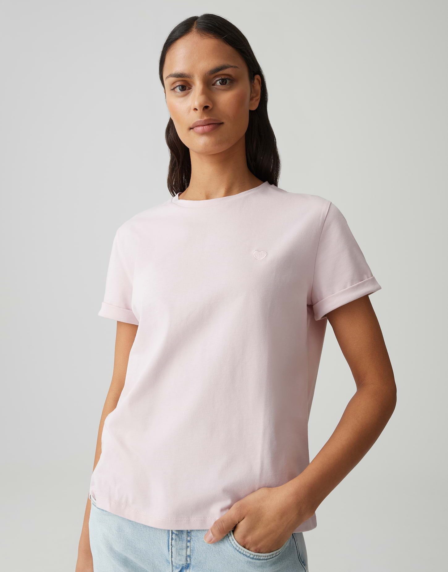 OPUS T-Shirt SERZ Regular T-Shirt aus Organic Cotton gerade geschnitten mit günstig online kaufen
