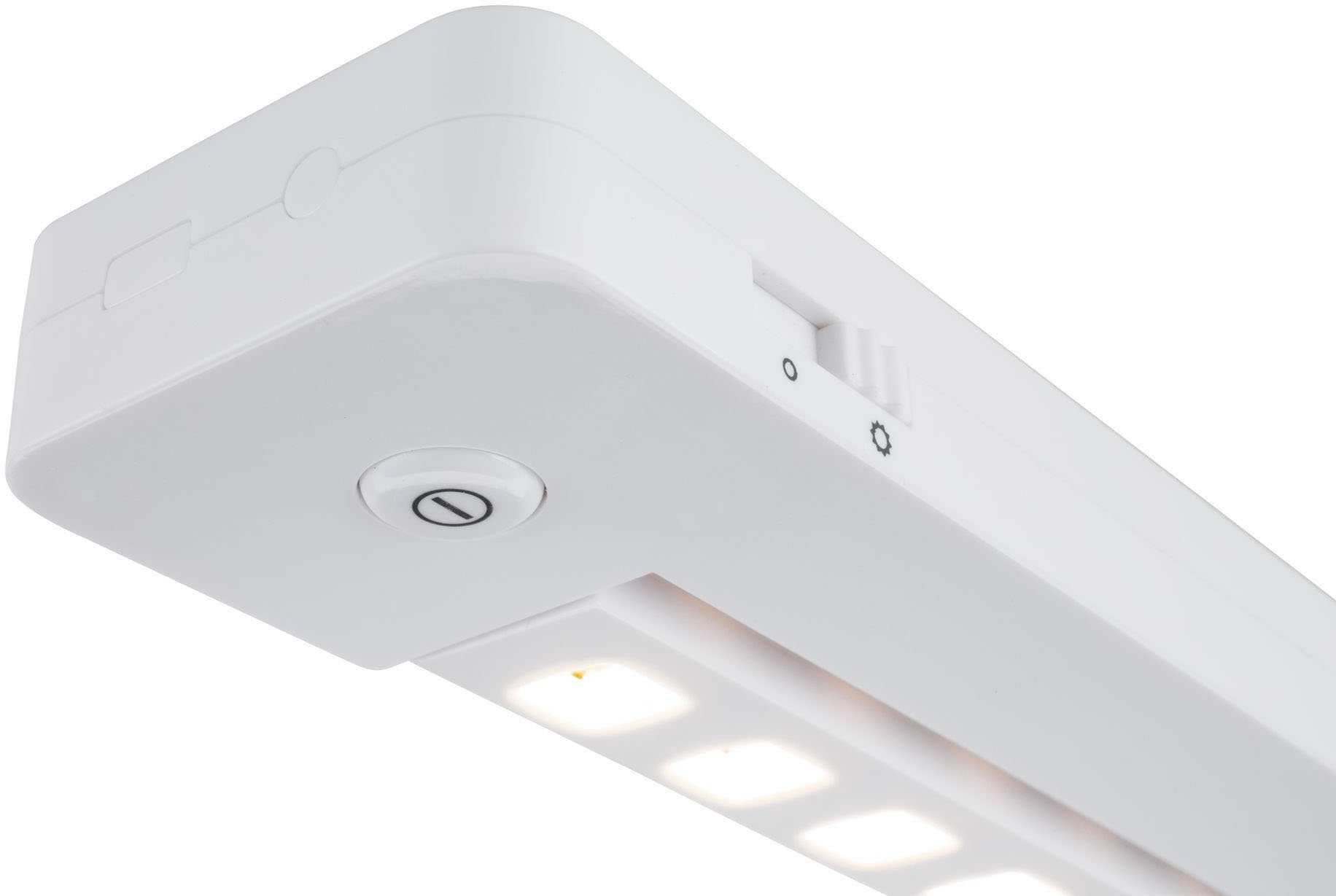 Paulmann LED Lichtleiste, LED fest integriert, Warmweiß, LEDSmartLightbatteriebetrieben+ Schalter An/Aus/Dimmen&Bewegungsmelder