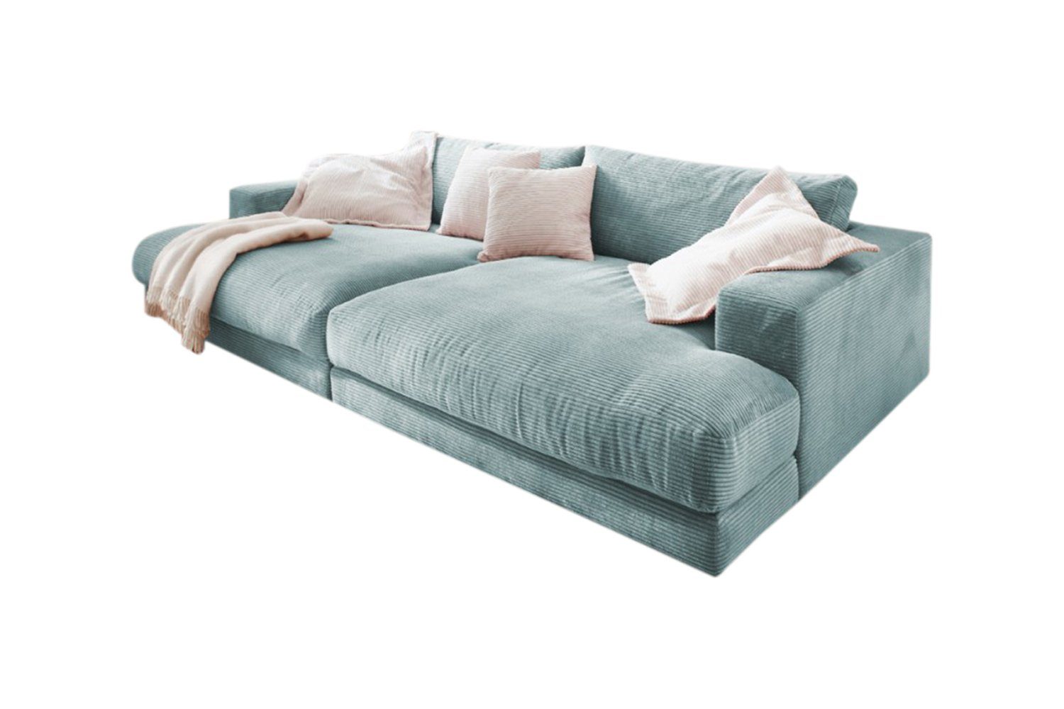 Stoff KAWOLA Cord MADELINE, Sofa od. Big-Sofa verschiedene Farben