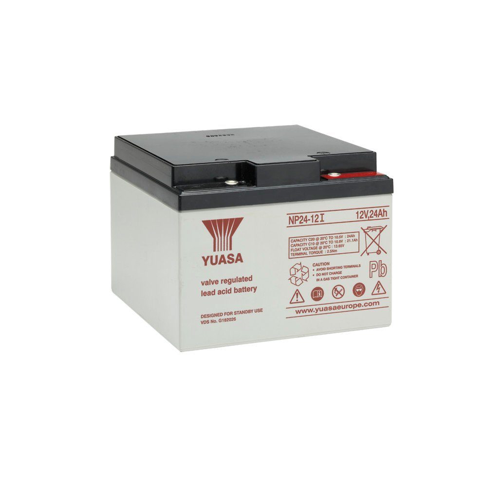 Yuasa Blei-Akku NP24-12I, 12V, 24 Ah, 166 x 175 x 125 mm Batterie
