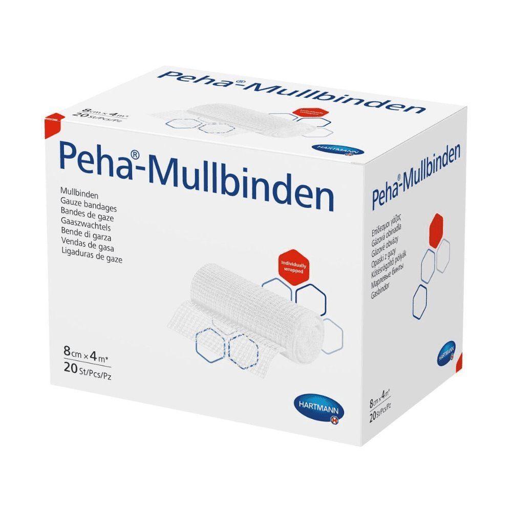 Wundpflaster Hartmann Peha®-Mullbinden 8 cm x 4 m - 1 Stück