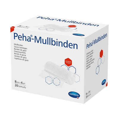 PAUL HARTMANN AG Wundpflaster Hartmann Peha®-Mullbinden 8 cm x 4 m - 1 Stück