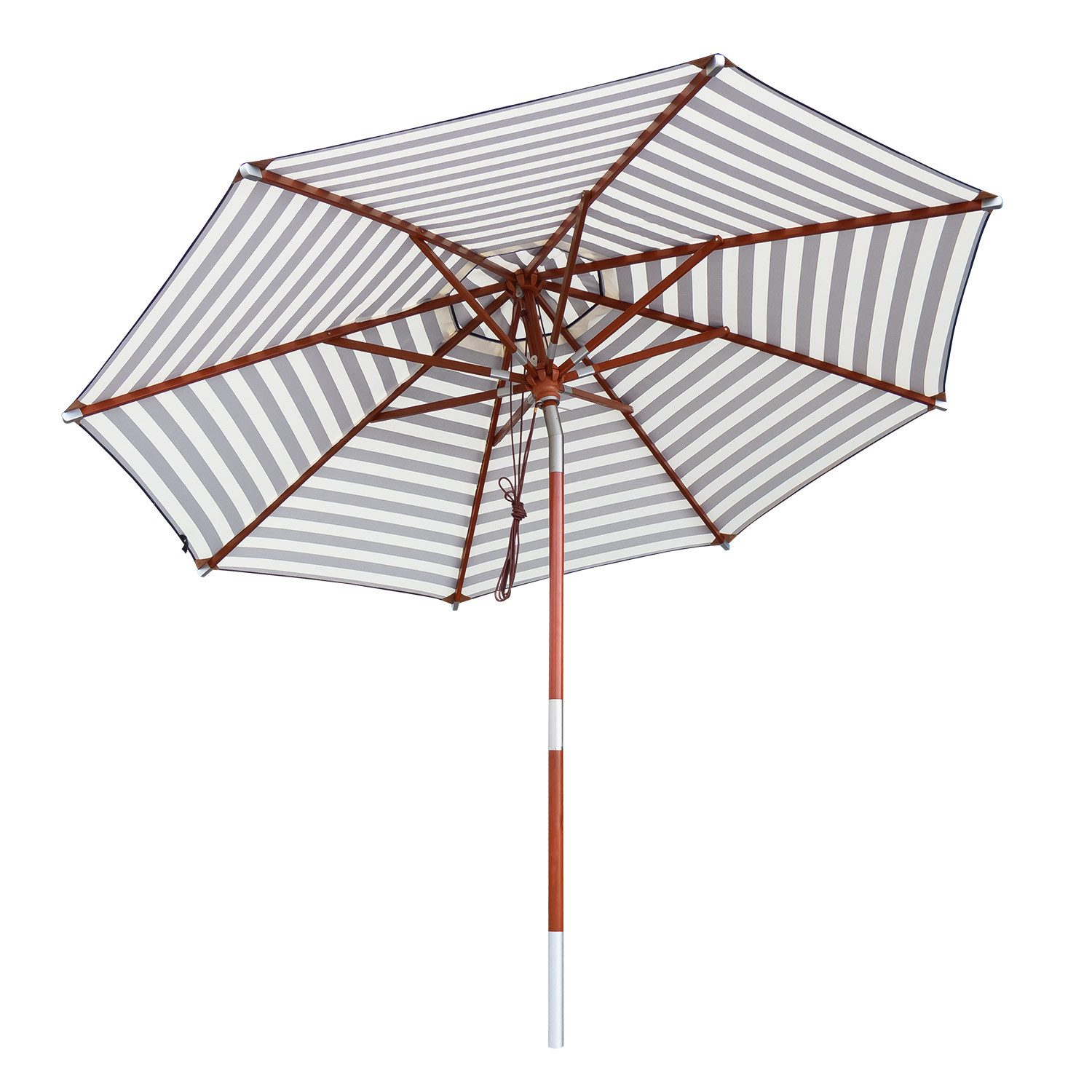 anndora-sonnenschirm Balkonschirm 3 Meter rund blau günstig online kaufen