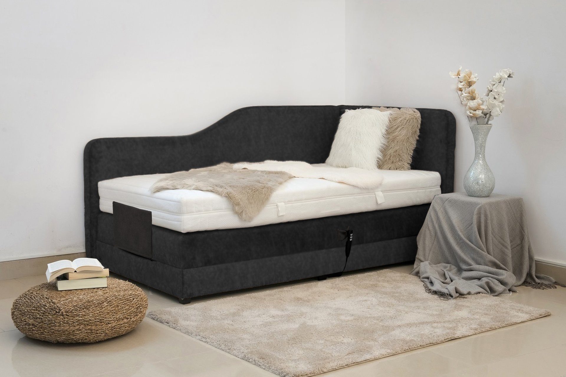 Bett 120x200 Mit Seitenwand