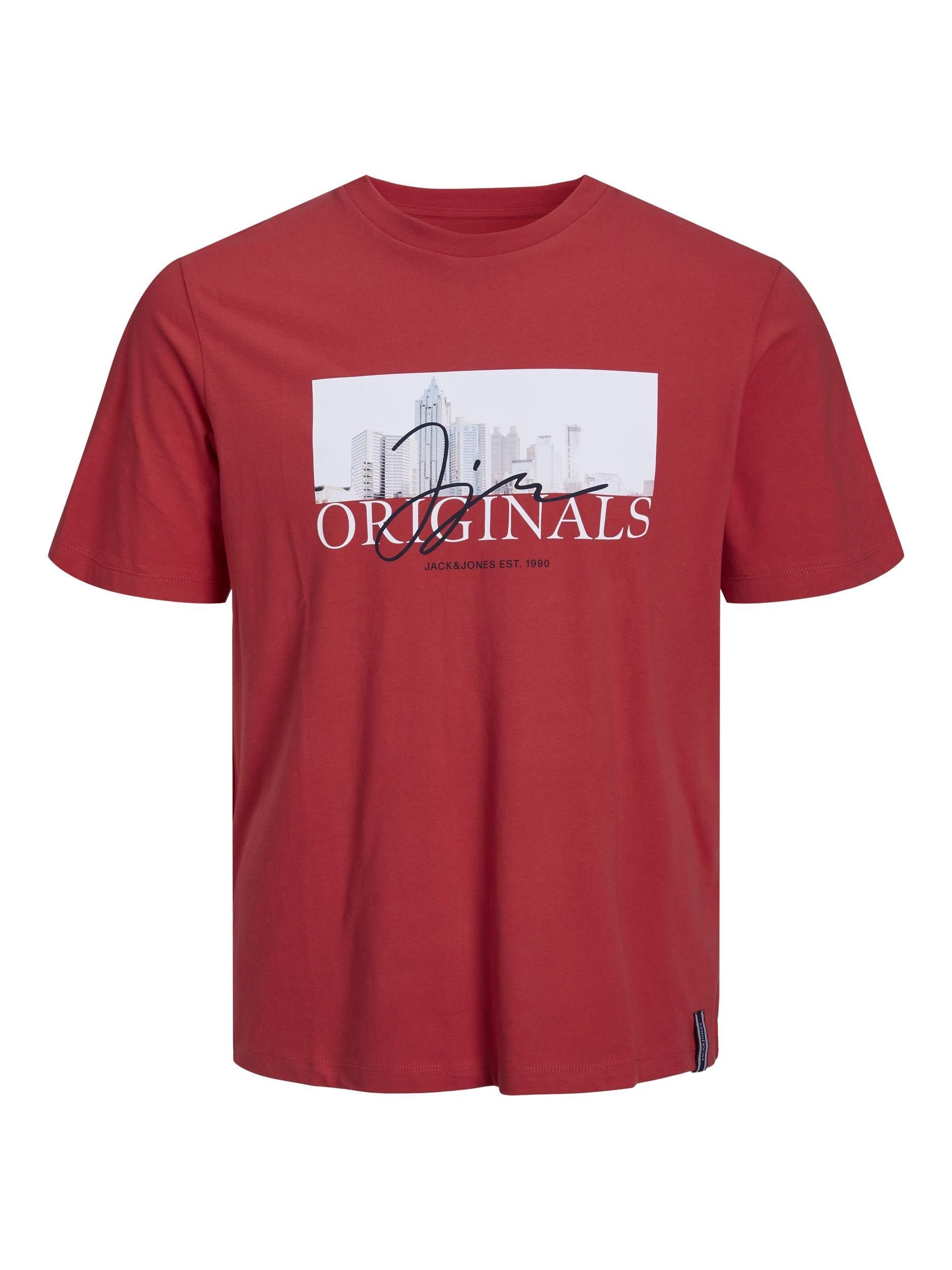 ONLY Jack T-Shirt Jones Red Rococco 177221 &