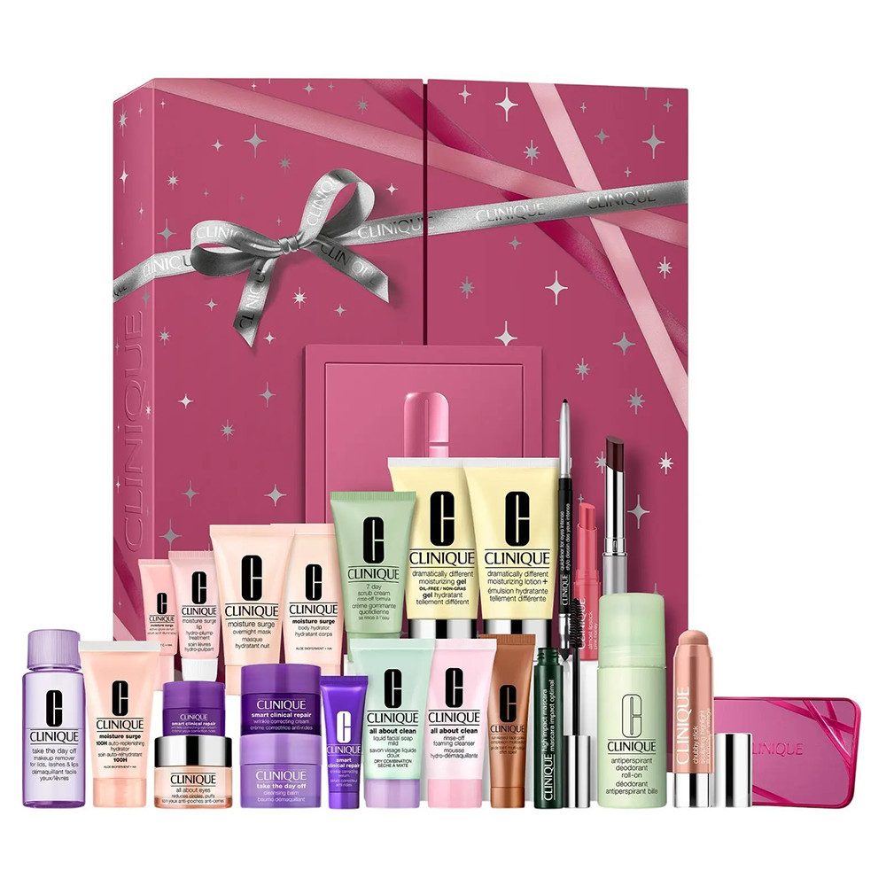 CLINIQUE Adventskalender Clinique Adventskalender 2026 24 Days of Clinique (24-tlg), Luxuriöser Beauty-Adventskalender Geschenkidee