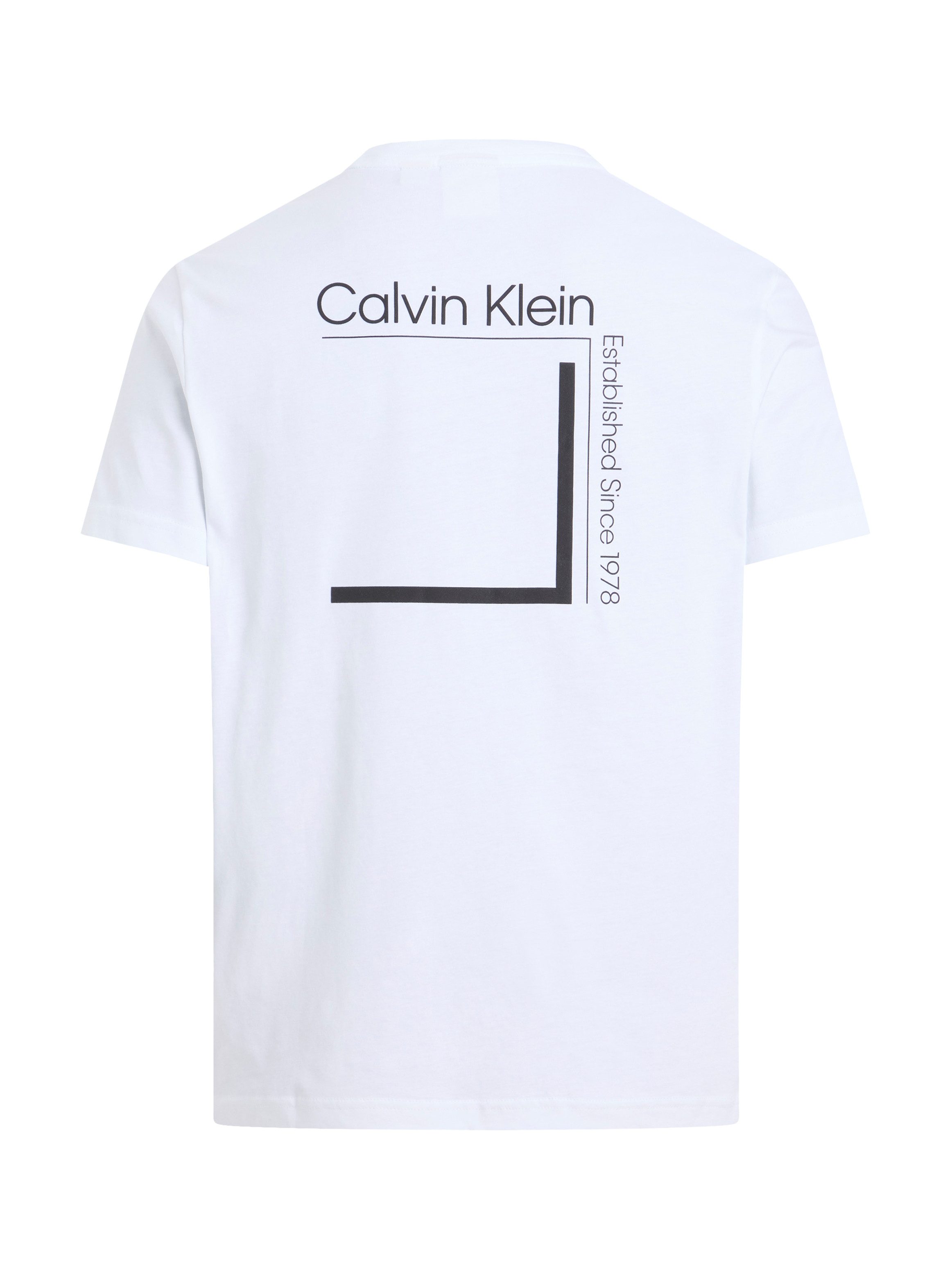 Calvin Klein T-Shirt CP-LINEAR BOX LOGO T-SHIRT in Unifarbe