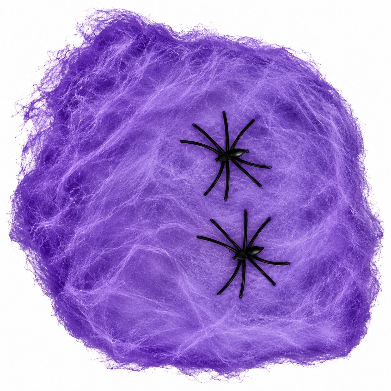 Fiestas Guirca Dekoobjekt Spinnennetz Spinnweben 100g, Lila - Halloween Dek