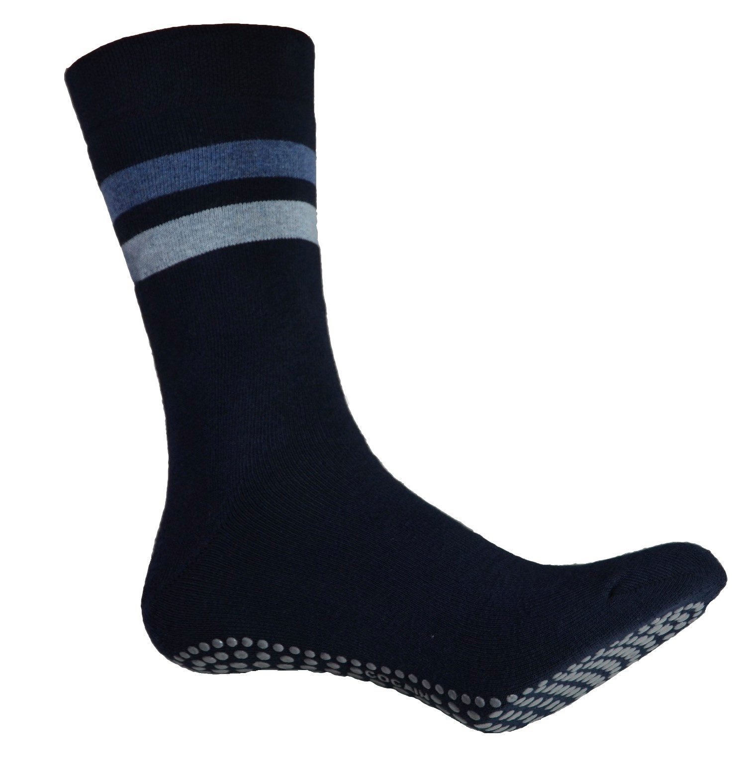 Cocain underwear ABS-Socken 4 Paar warme Anti Rutsch Socken ABS Stoppersocken Noppen Haussocken (4-Paar) ohne einschneidendes Bündchen