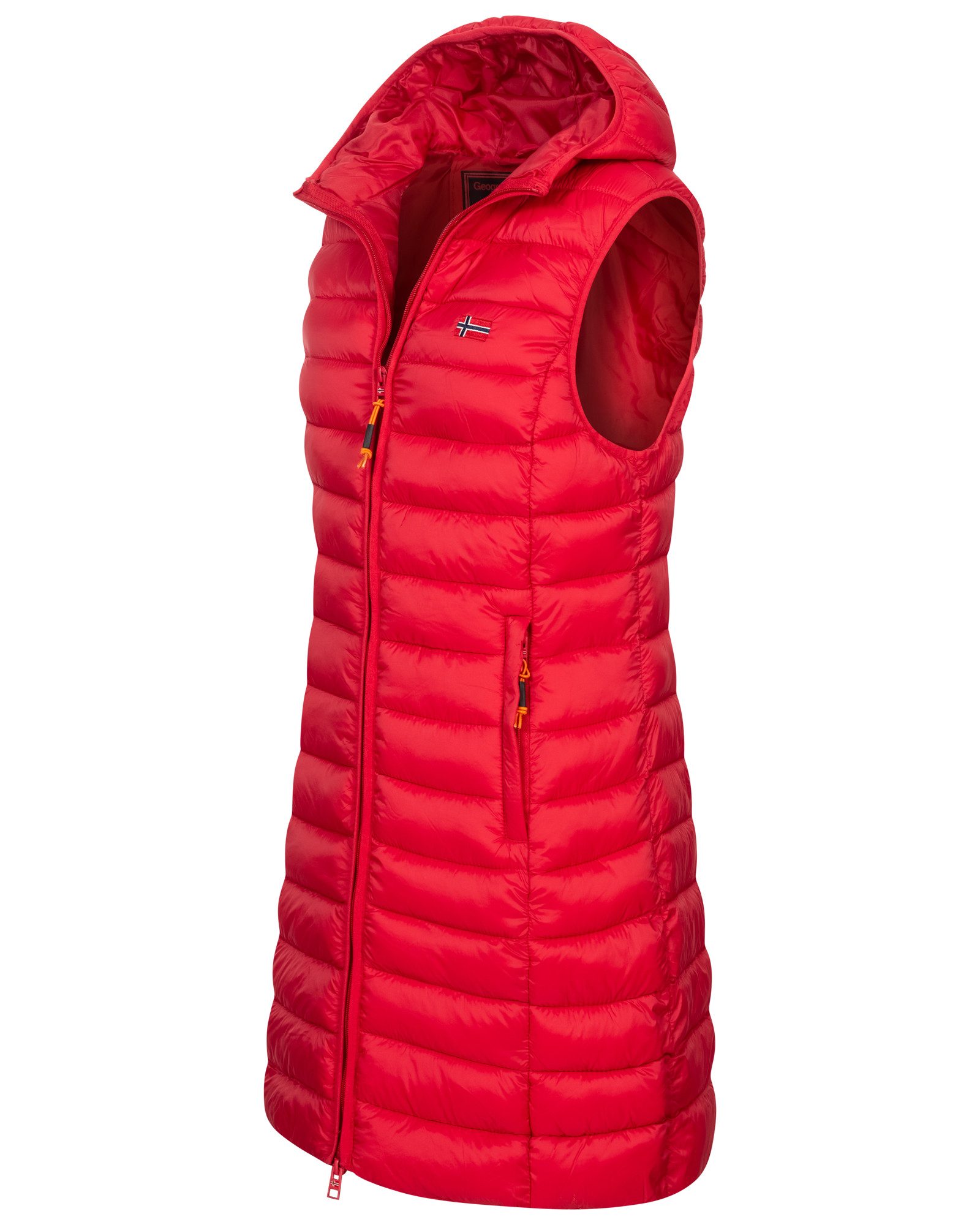 Geographical Norway Steppweste Damen Stepp weste Kapuze Übergangs Herbst Wi günstig online kaufen
