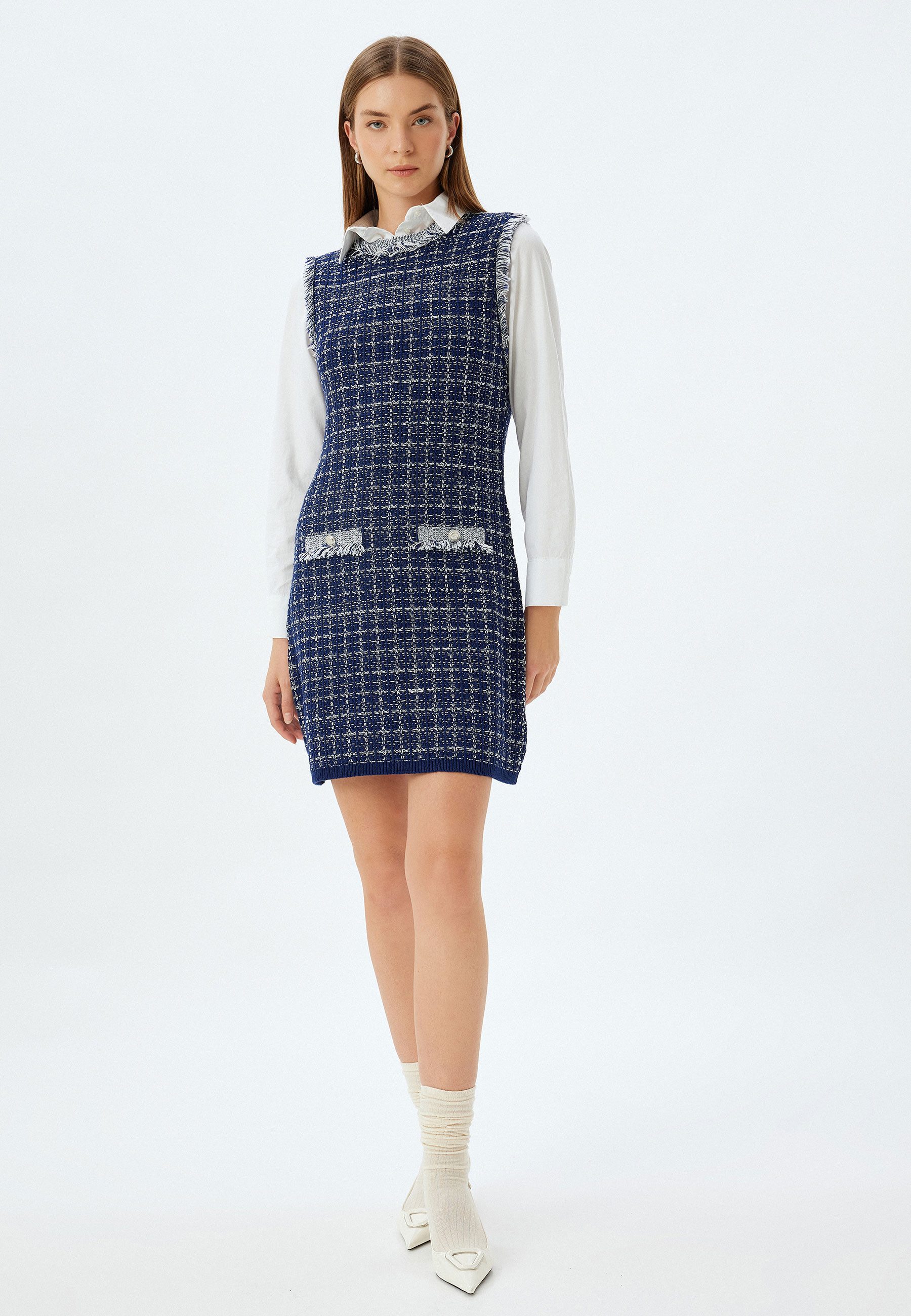 Koton Minikleid Mini Länge Bodycon Kleid