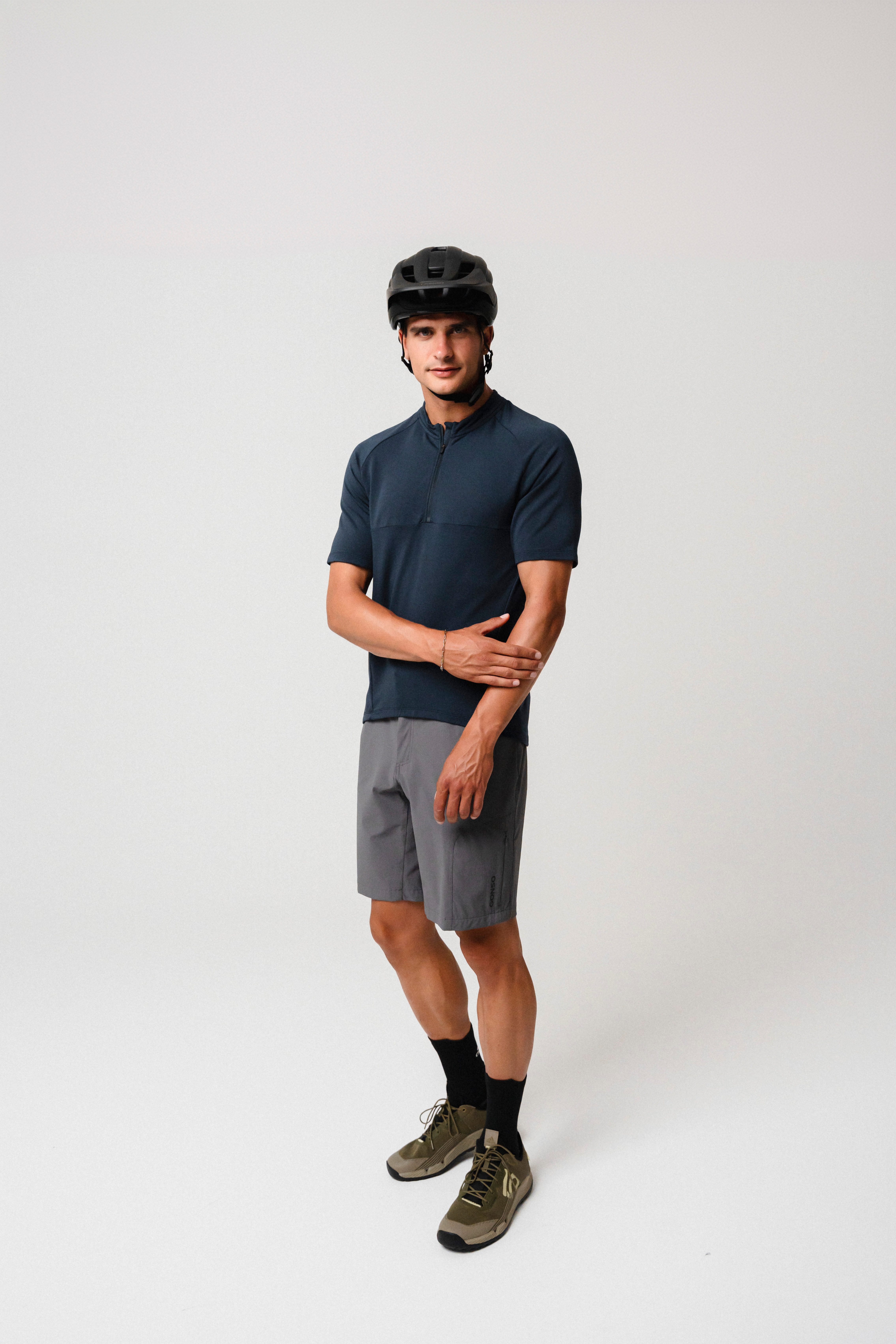 Gonso Radtrikot Adventure Jersey Nature M Herren Fahrradtrikot kurzarm, bequemes Half-Zip Trikot, Slim Fit