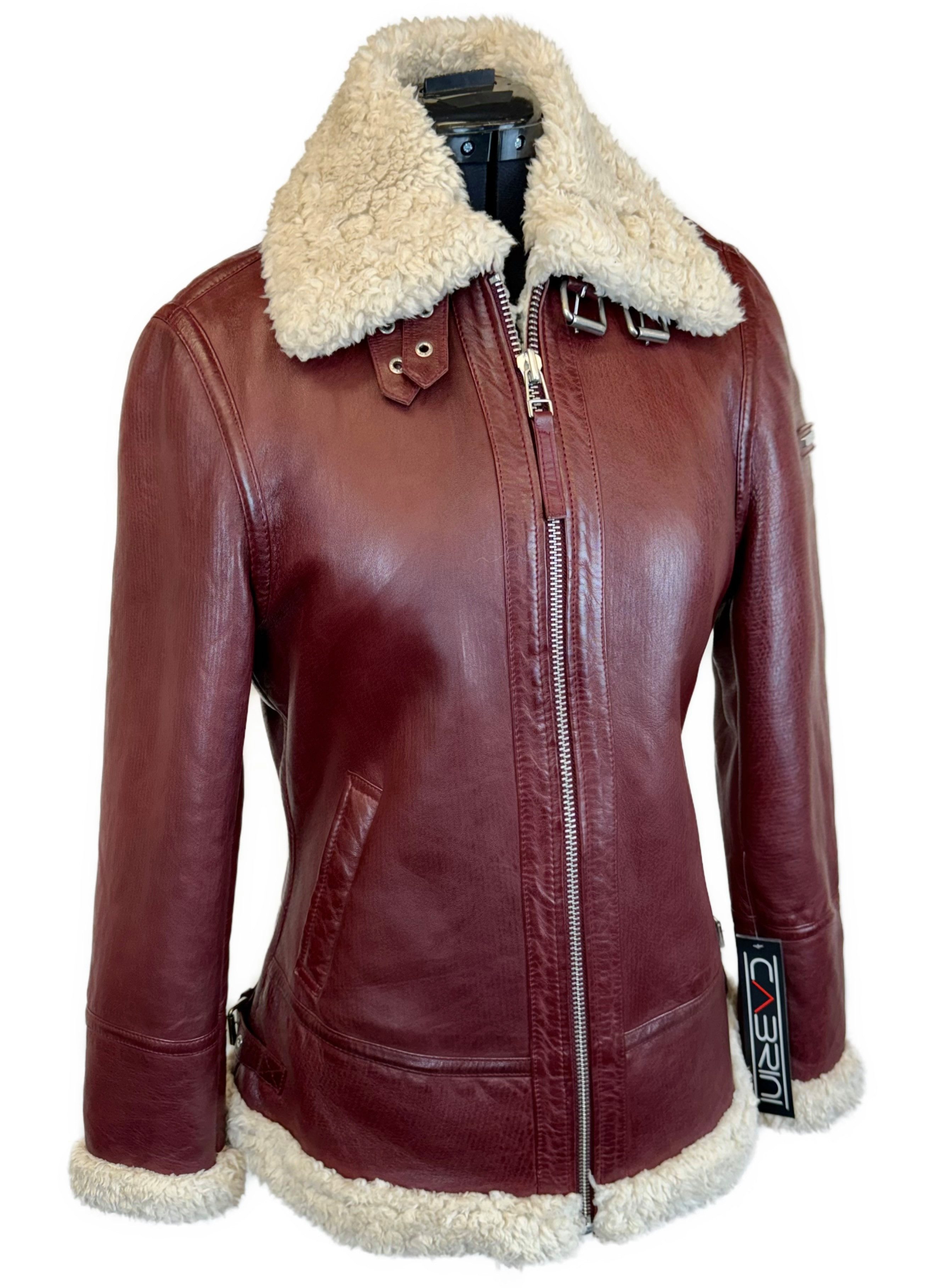 Cabrini Winterjacke Burgandy 2