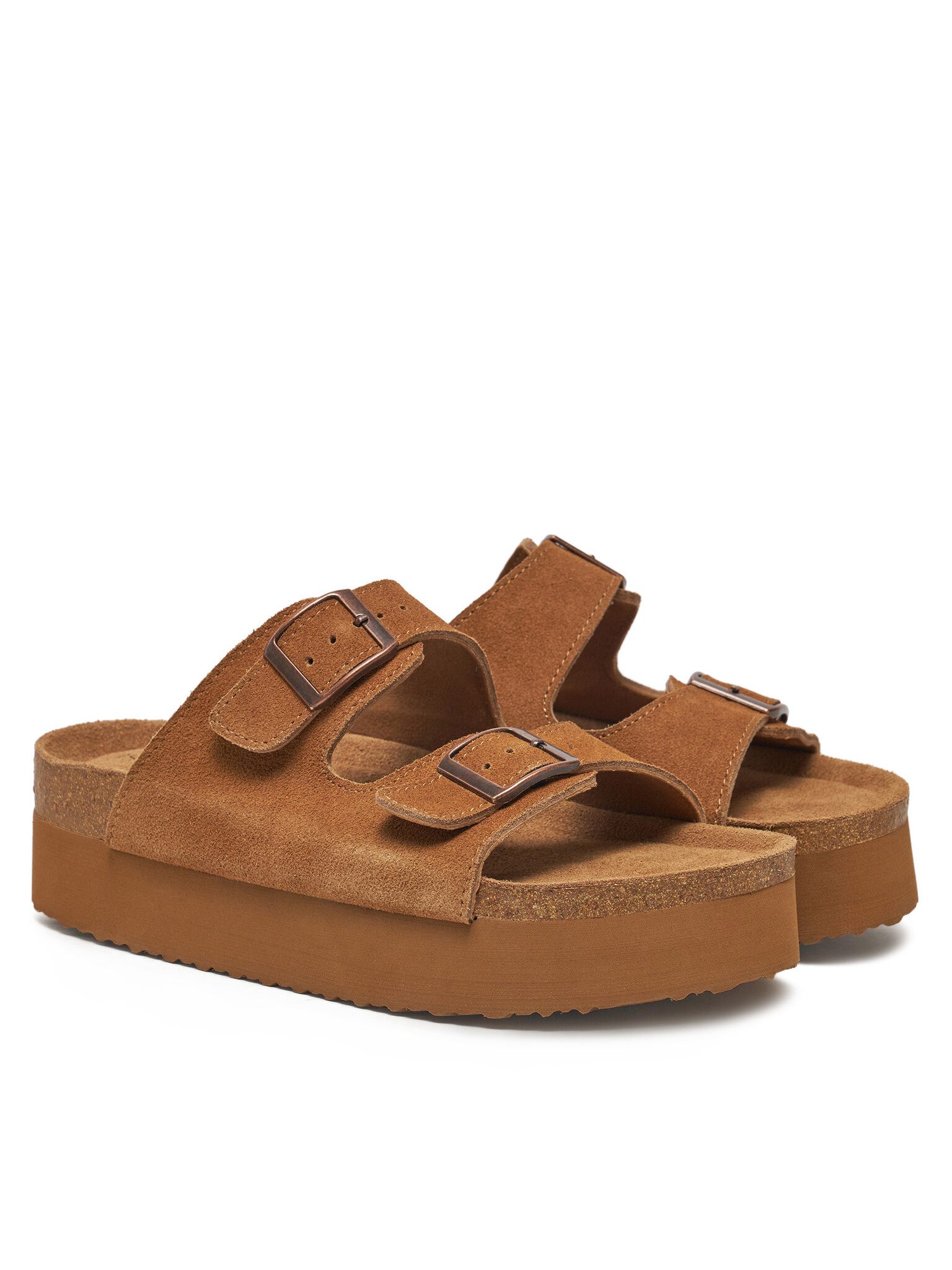 DeeZee Deezee Damen Flip-Flops Braun DZ-C1 Badepantolette