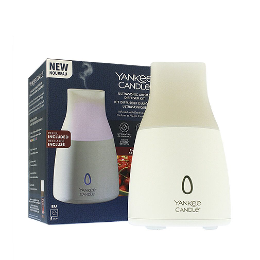 Yankee Candle Duftkerze Black Cherry Ultraschall-Diffusor-Kit 1 Stück