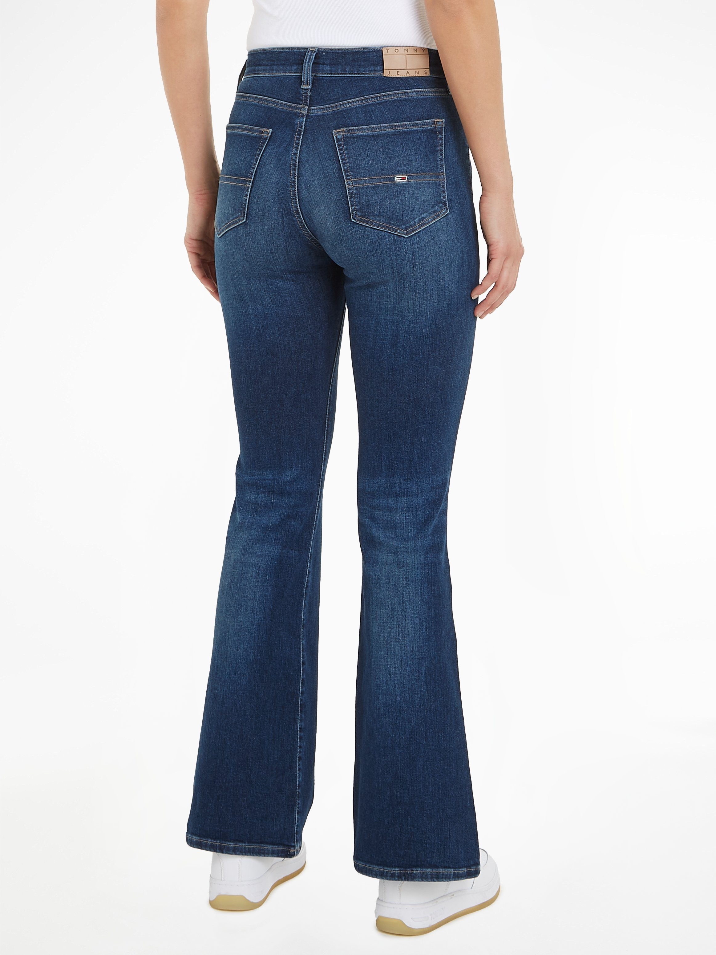 Jeans mit blue30 Jeans mid Sylvia Bequeme Tommy Markenlabel