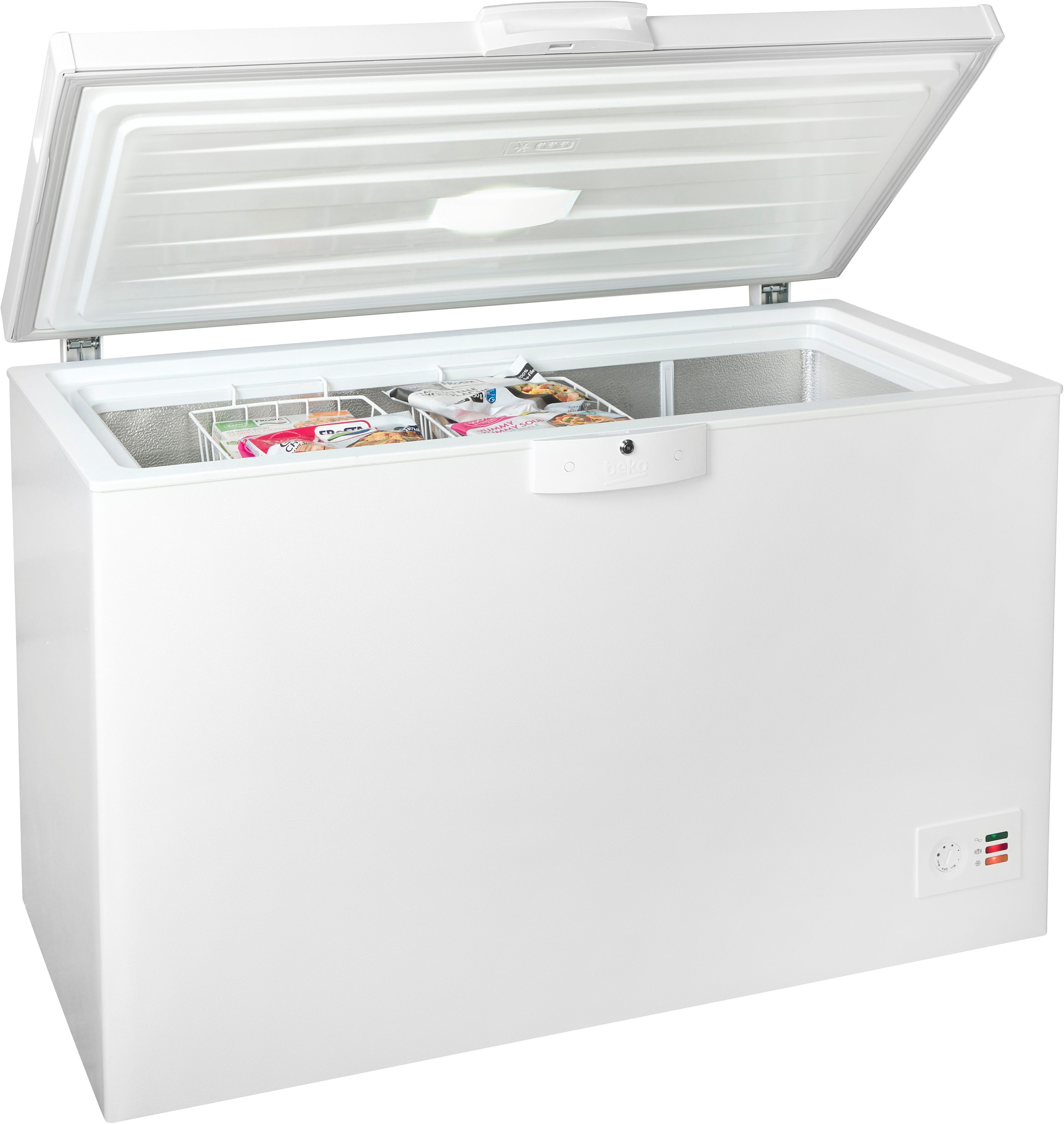 BEKO Gefriertruhe HSM27050 457500000012, 129 cm breit, 284 l