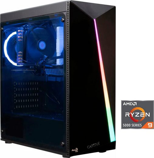 CAPTIVA R62-201 Gaming-PC (AMD Ryzen 9 5900X, Radeon RX 6700 XT, 16 GB RAM, 500 GB SSD, Luftkühlung)