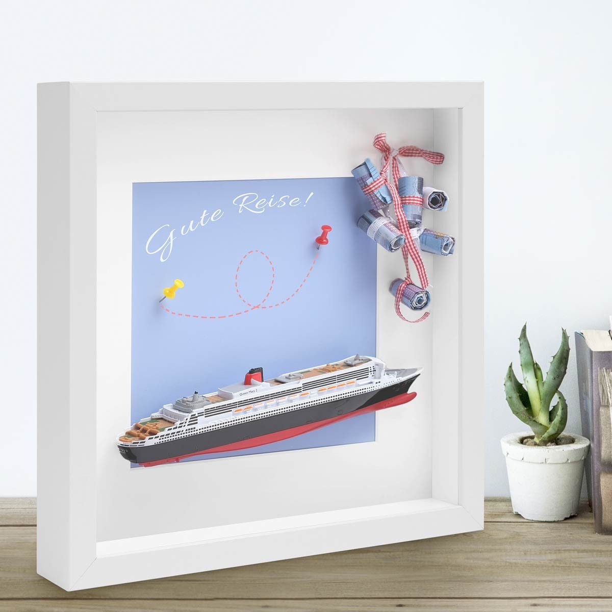 PHOTOLINI Bilderrahmen 3D-Rahmen mit Passepartout / günstig online kaufen